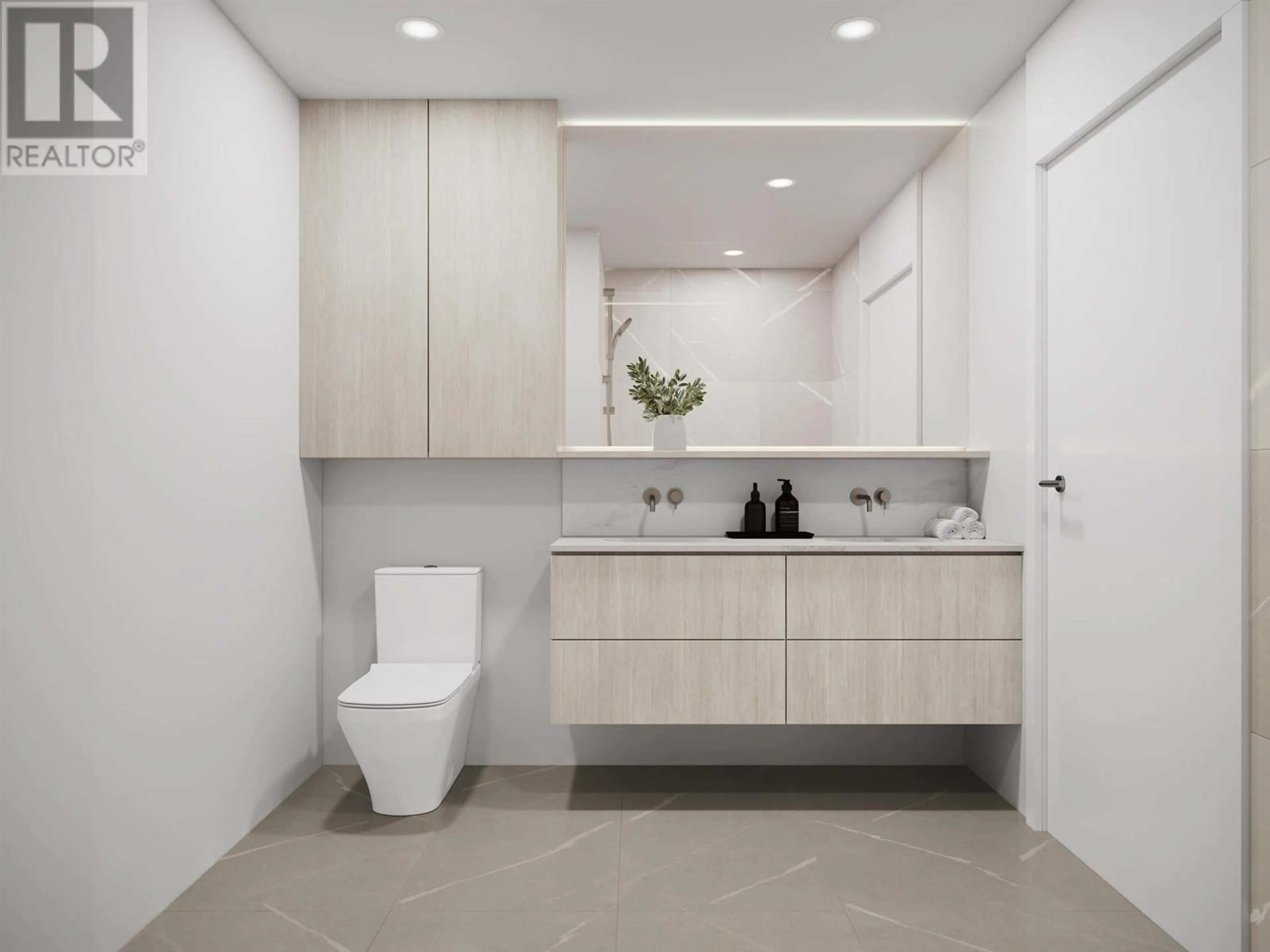 Contemporary bathroom, ceramic/tile floor for 4809 LAUREL STREET, Vancouver British Columbia V5Z3V9