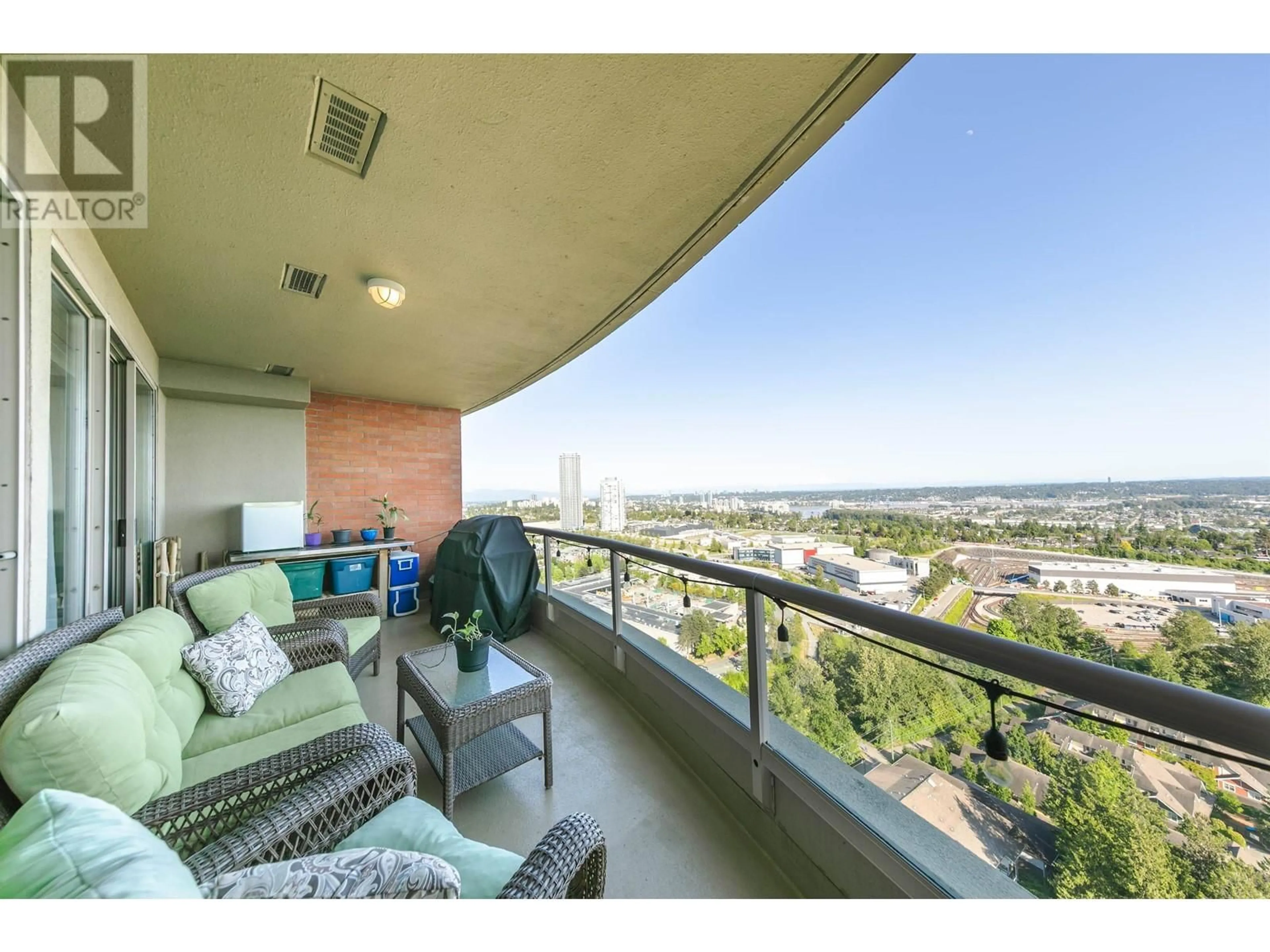 Balcony in the apartment, water/lake/river/ocean view for 2401 - 6888 STATION HILL DRIVE, Burnaby British Columbia V3N4X5