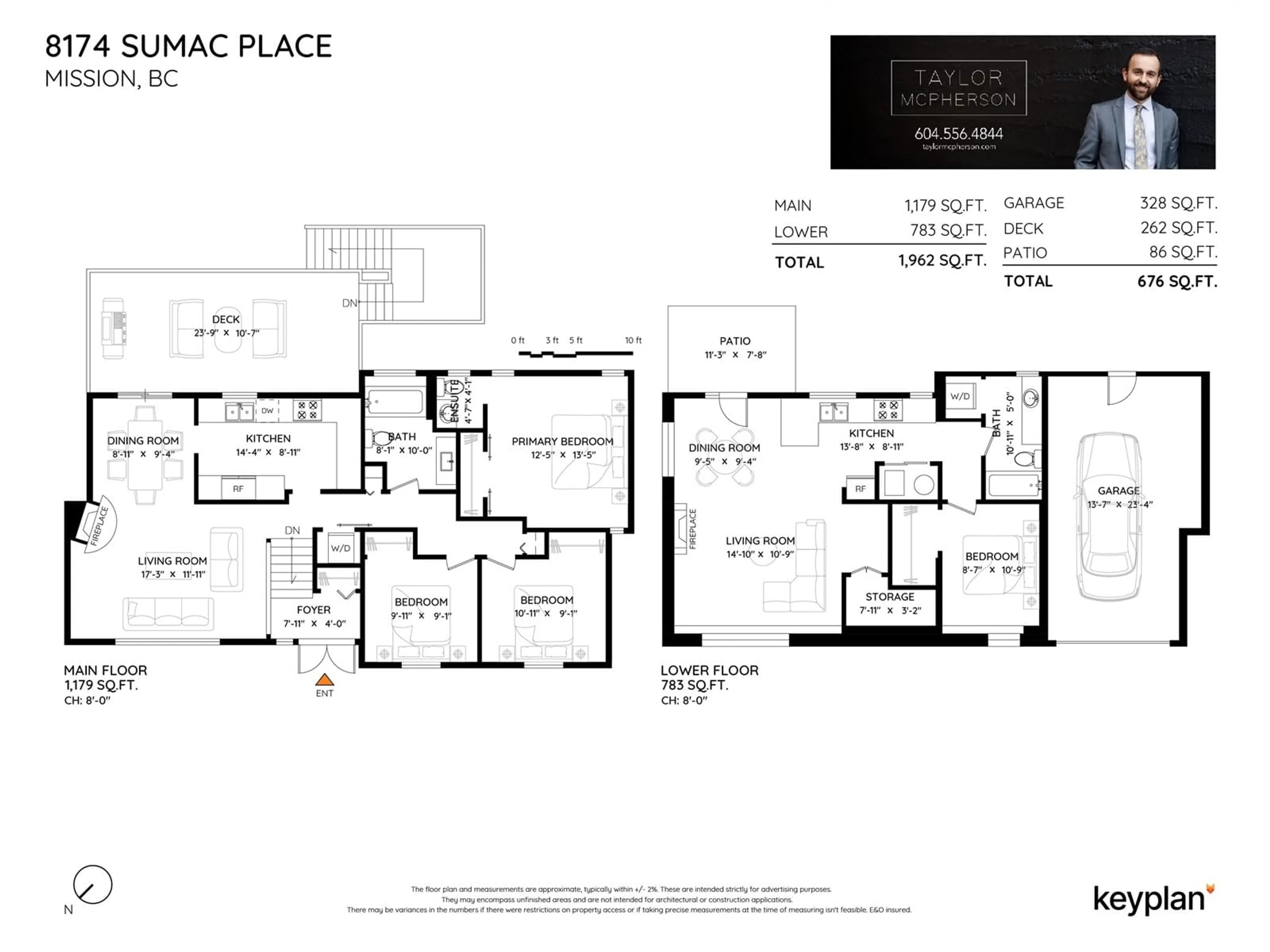 Floor plan for 8174 SUMAC, Mission British Columbia V2V5R6
