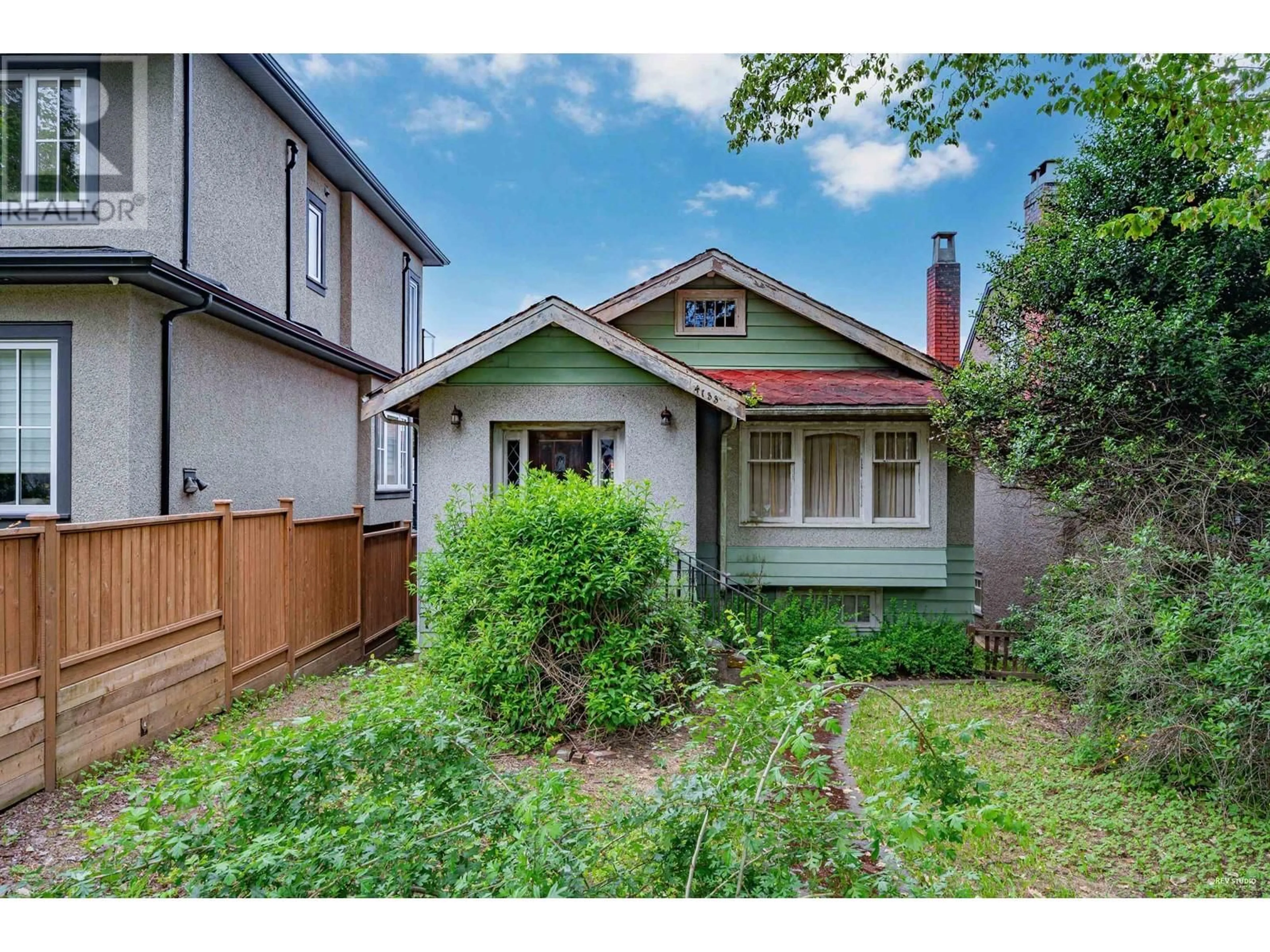 A pic from outside/outdoor area/front of a property/back of a property/a pic from drone, street for 4133 12TH AVENUE, Vancouver British Columbia V6R2P5