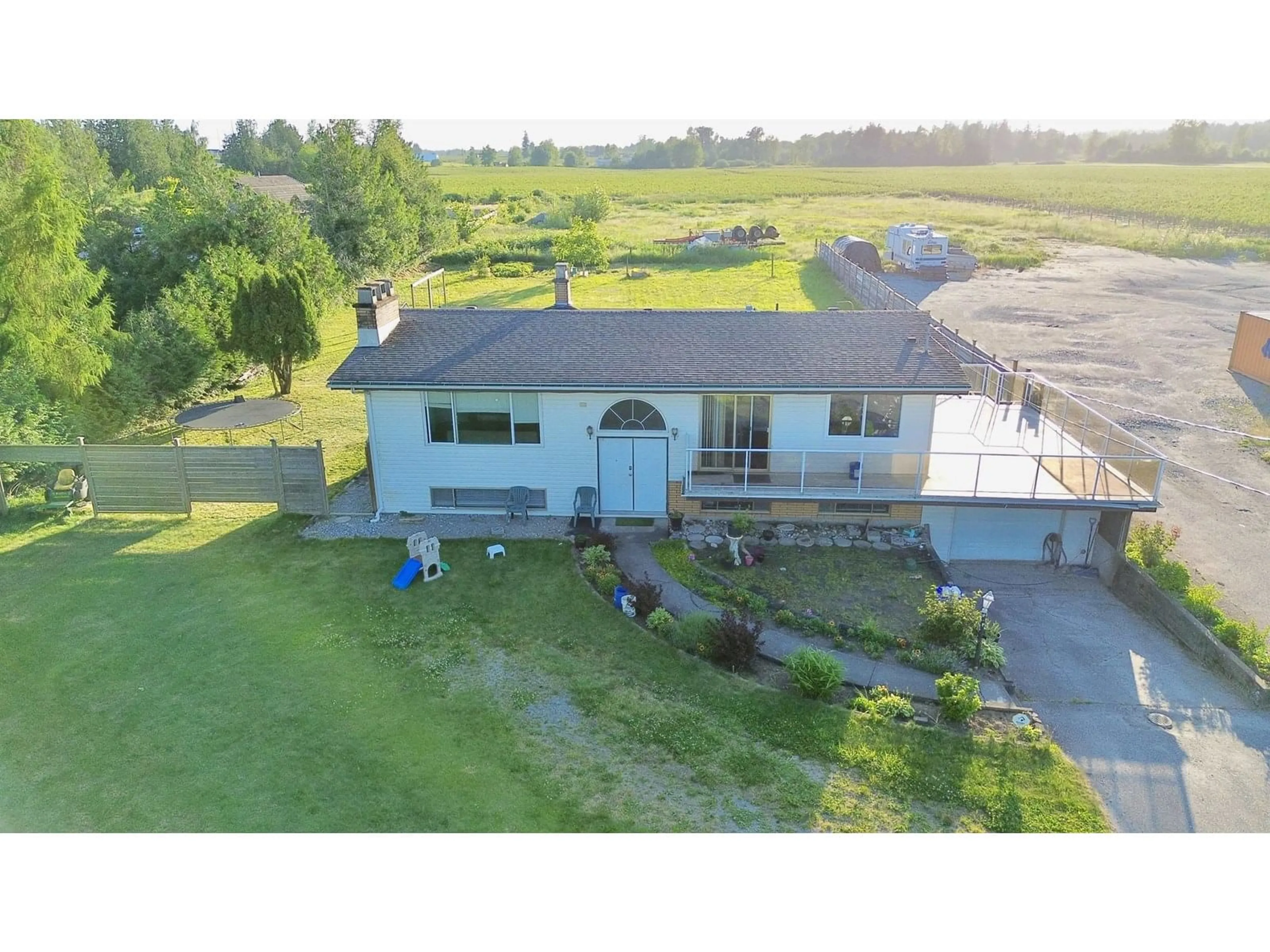 A pic from outside/outdoor area/front of a property/back of a property/a pic from drone, building for 1863 264, Langley British Columbia V0X1A0