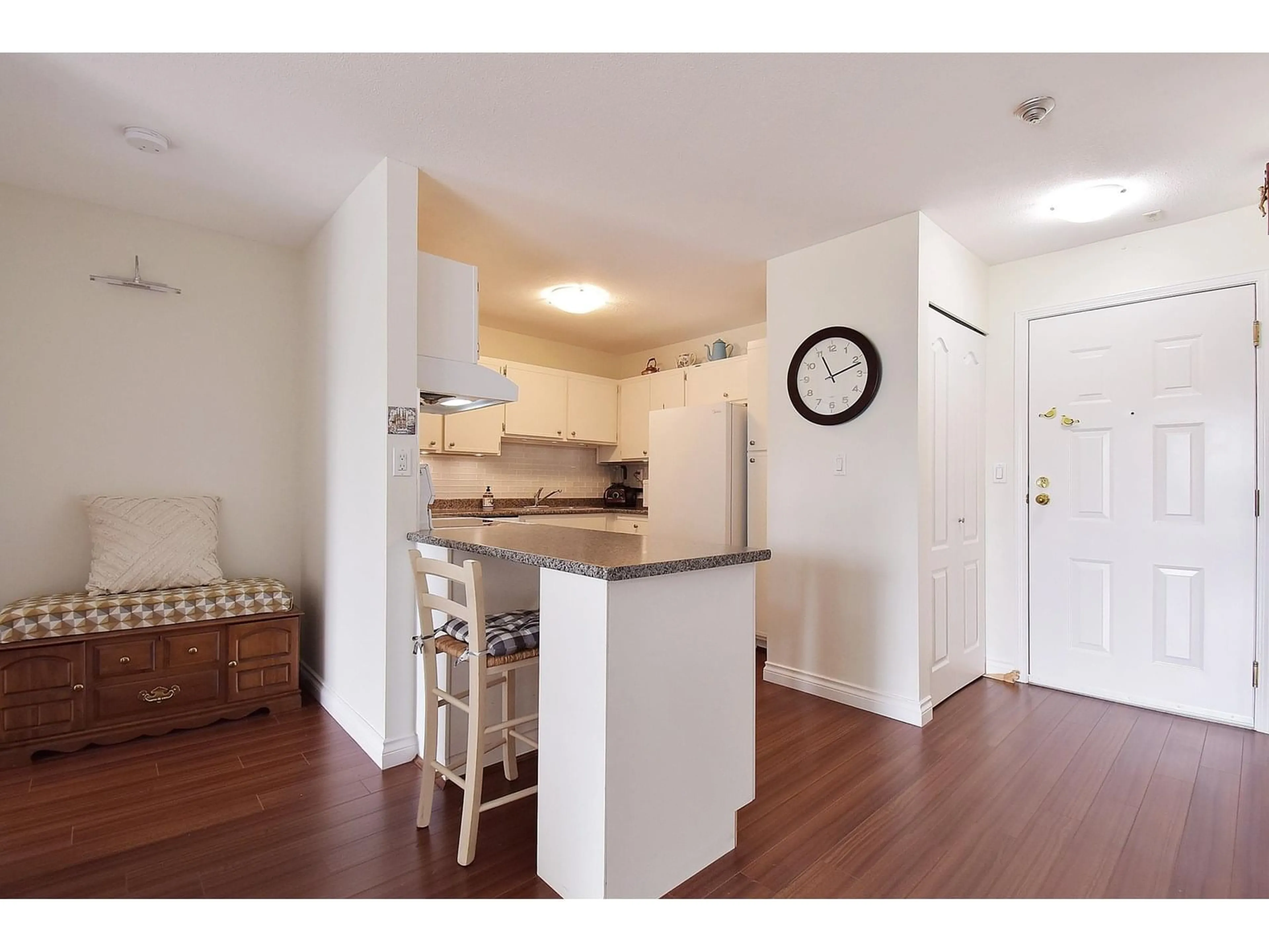 Standard kitchen, wood/laminate floor for 215 - 5379 205, Langley British Columbia V3A7V7