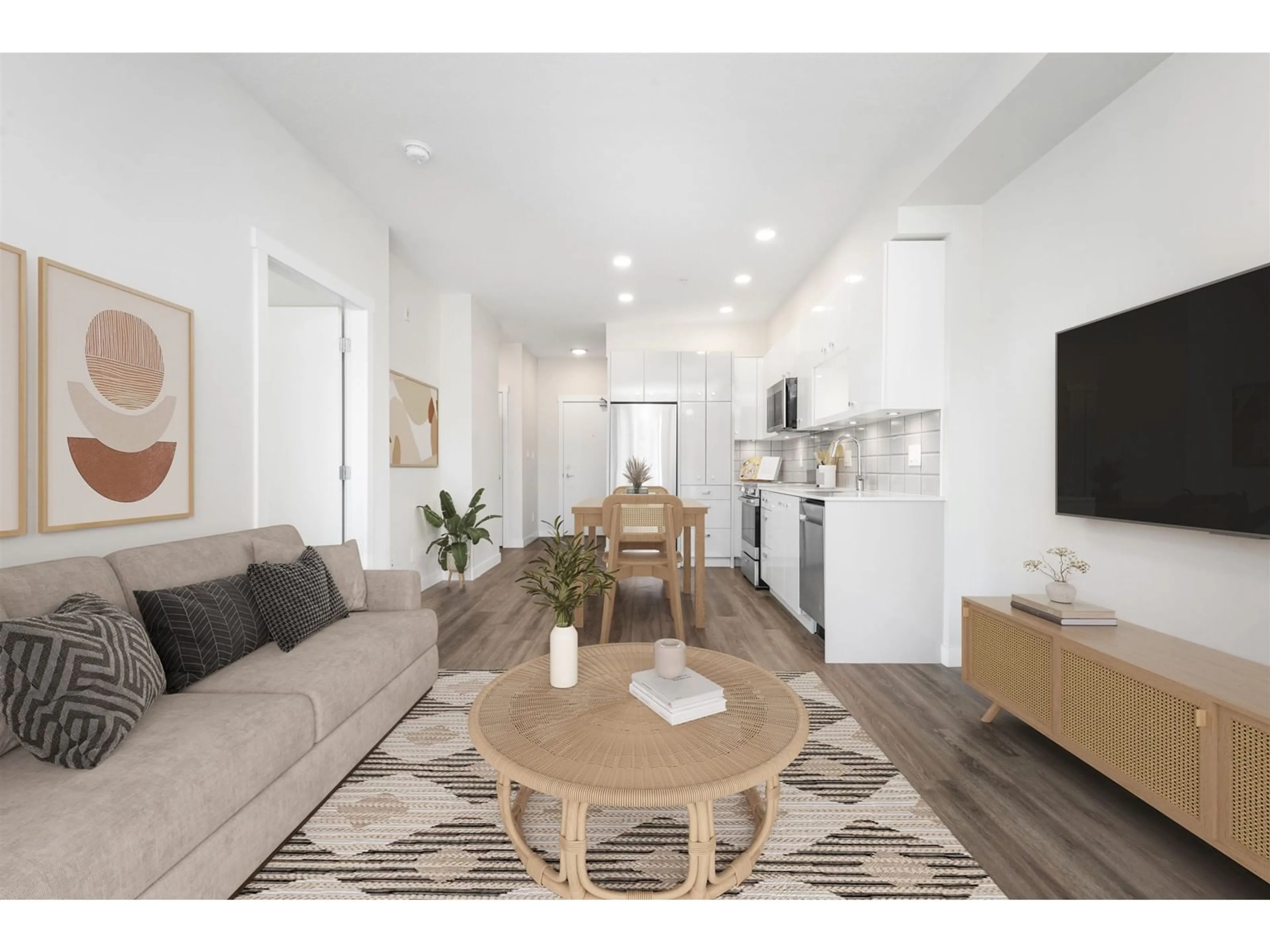 Living room with furniture, unknown for 322 - 10838 WHALLEY, Surrey British Columbia V3R0G8