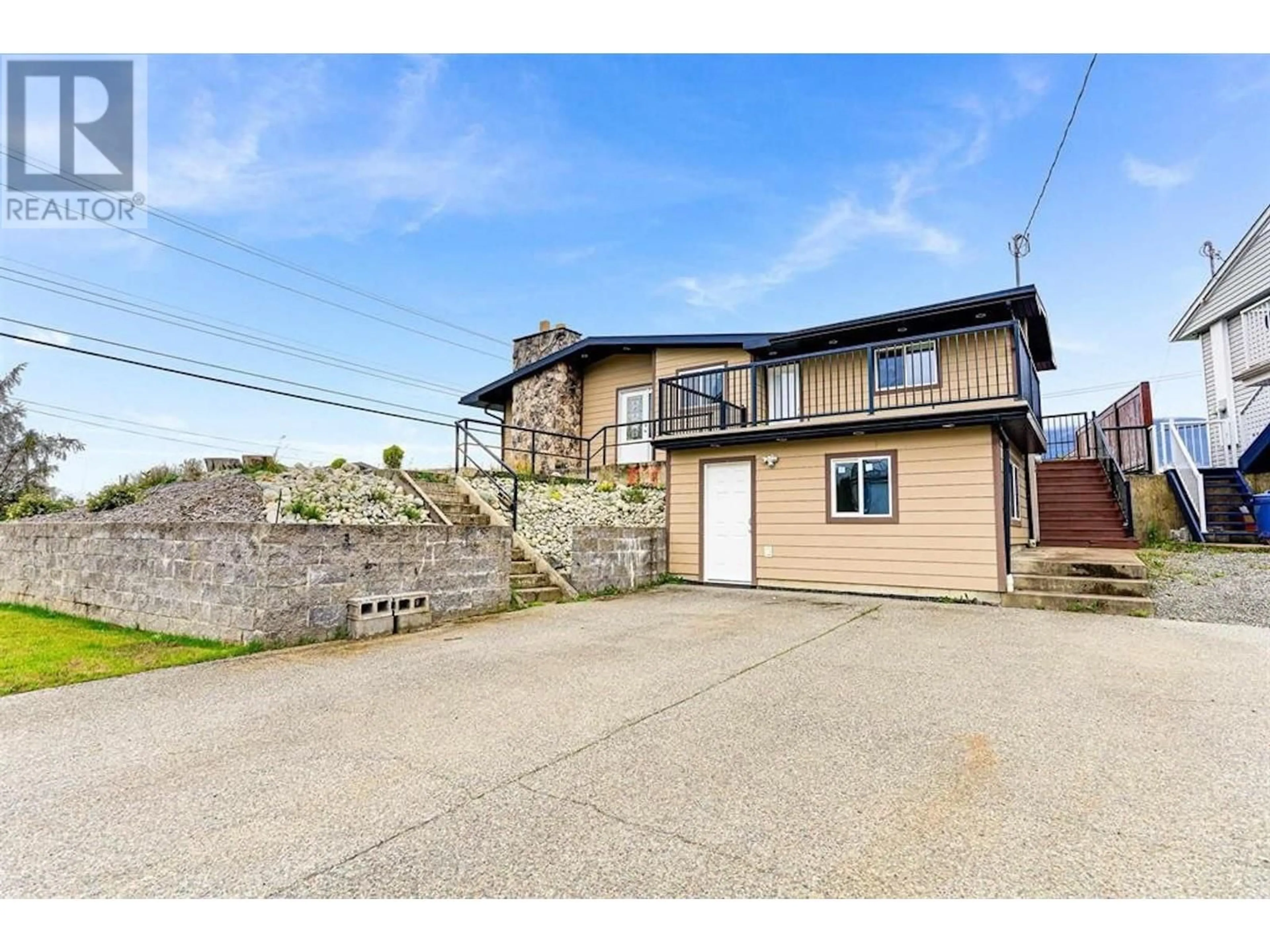 A pic from outside/outdoor area/front of a property/back of a property/a pic from drone, street for 1461 CORMORANT AVENUE, Kitimat British Columbia V8C1R9