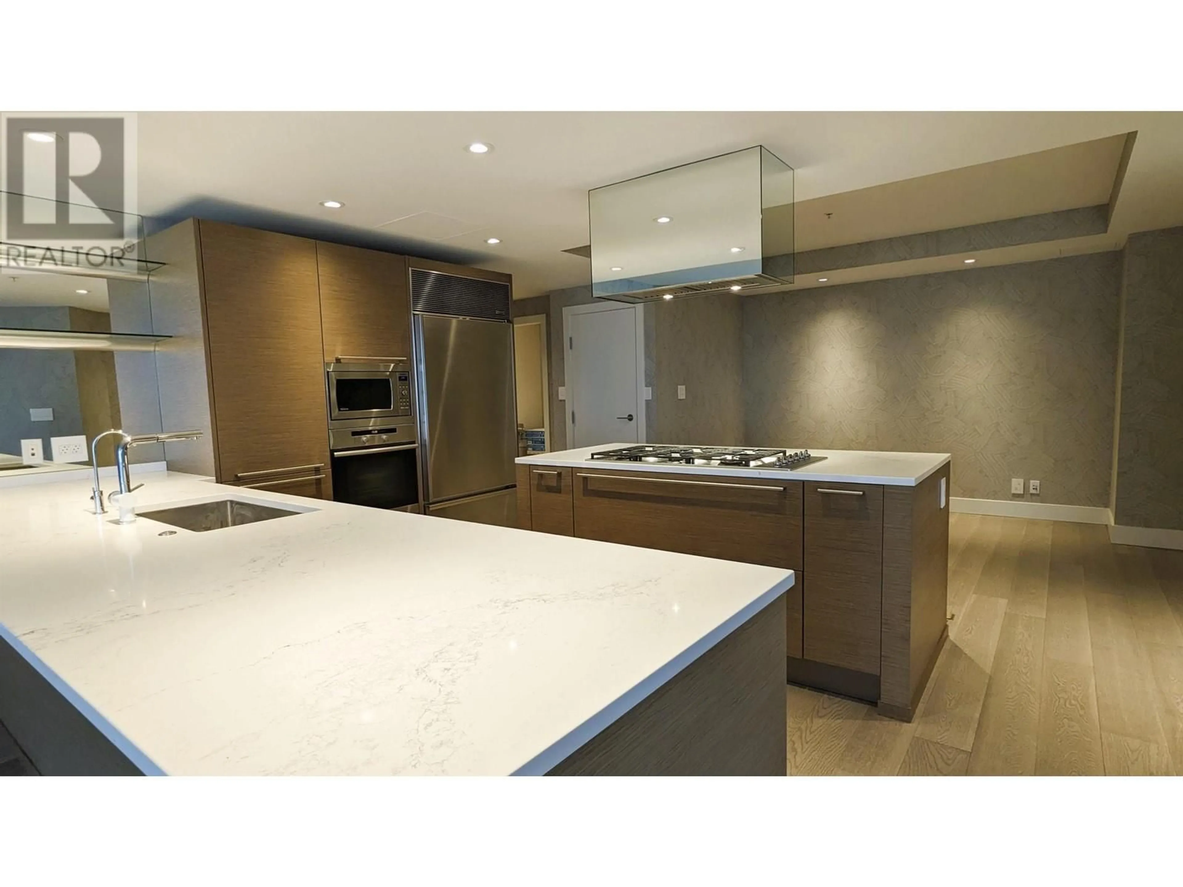 Contemporary kitchen, ceramic/tile floor for 3101 - 1111 ALBERNI STREET, Vancouver British Columbia V6E4V2