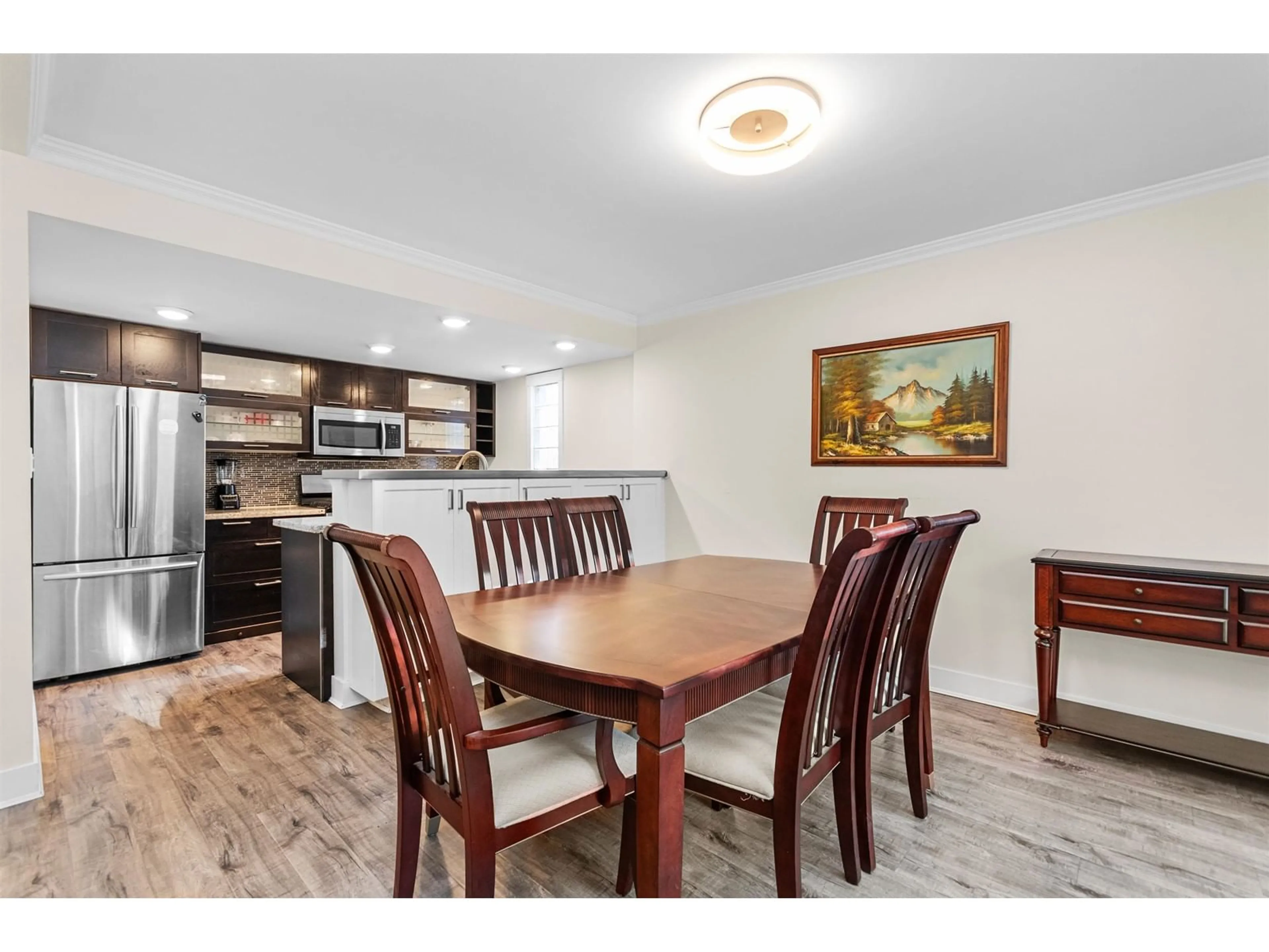 Dining room, wood/laminate floor for 66510 KERELUK ROAD, Hope British Columbia V0X1L1
