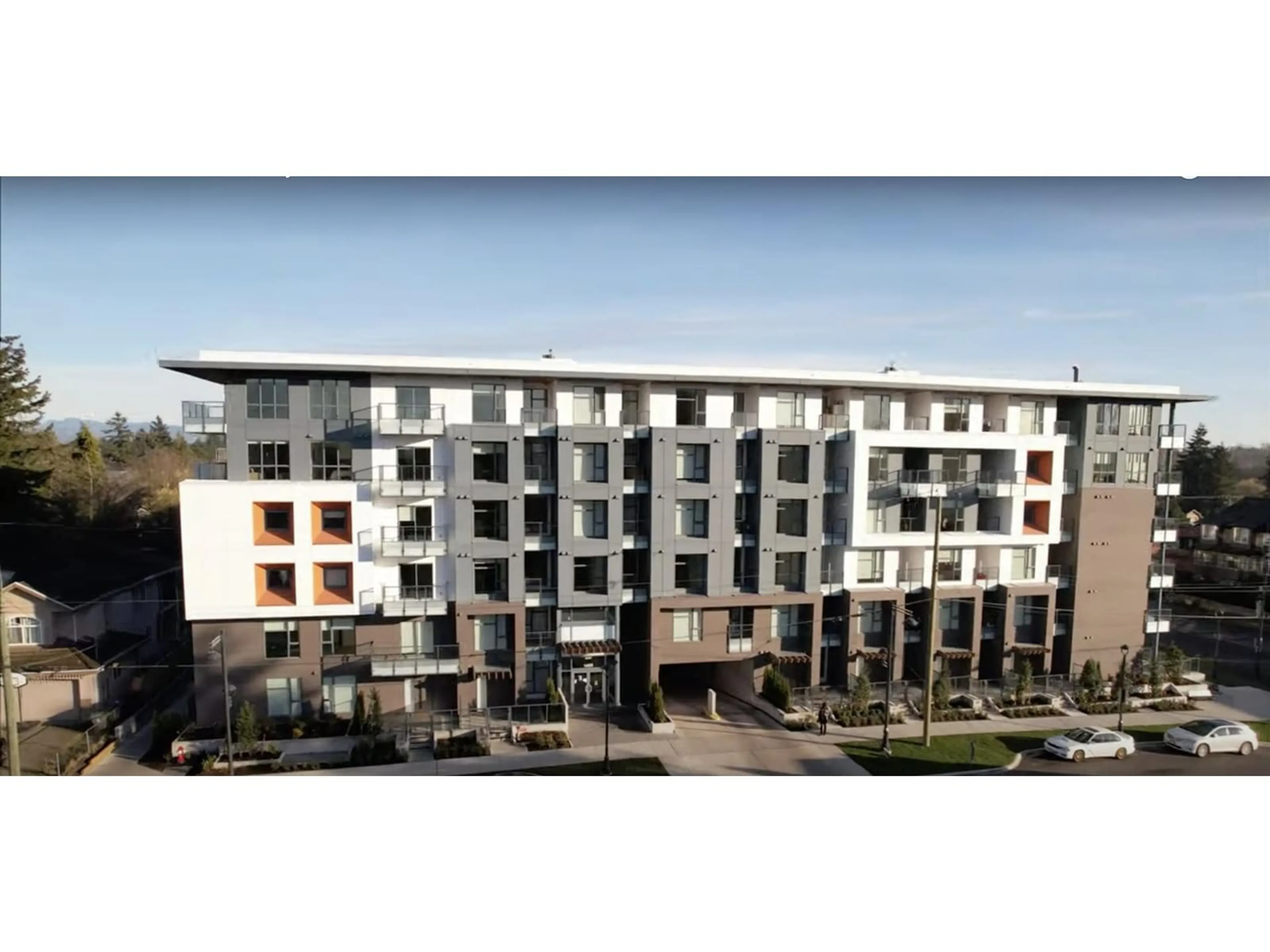 A pic from outside/outdoor area/front of a property/back of a property/a pic from drone, building for 502 - 10828 139A, Surrey British Columbia V3R0H3