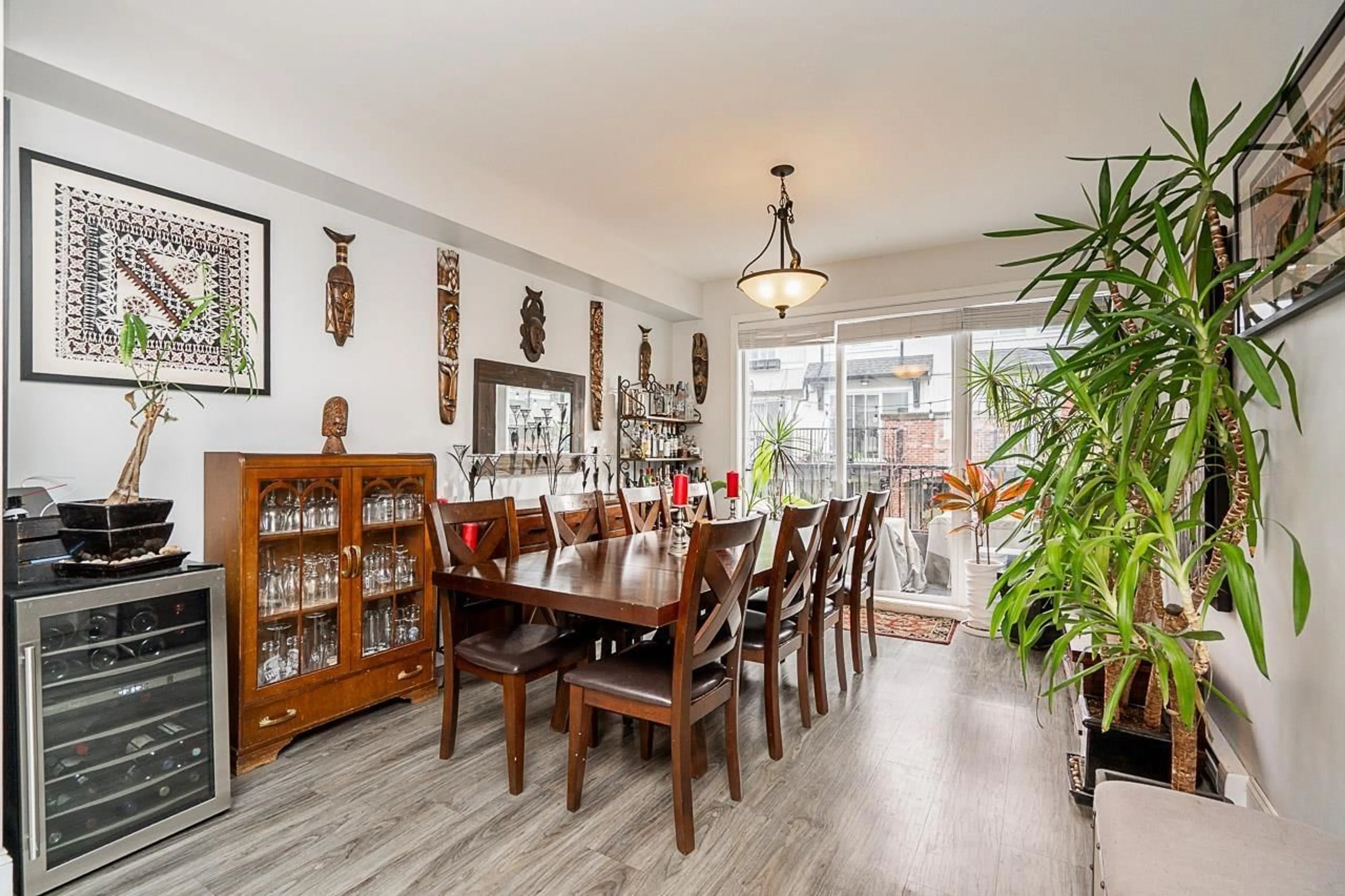 Dining room, wood/laminate floor for 2 - 2450 161A, Surrey British Columbia V3Z8K4