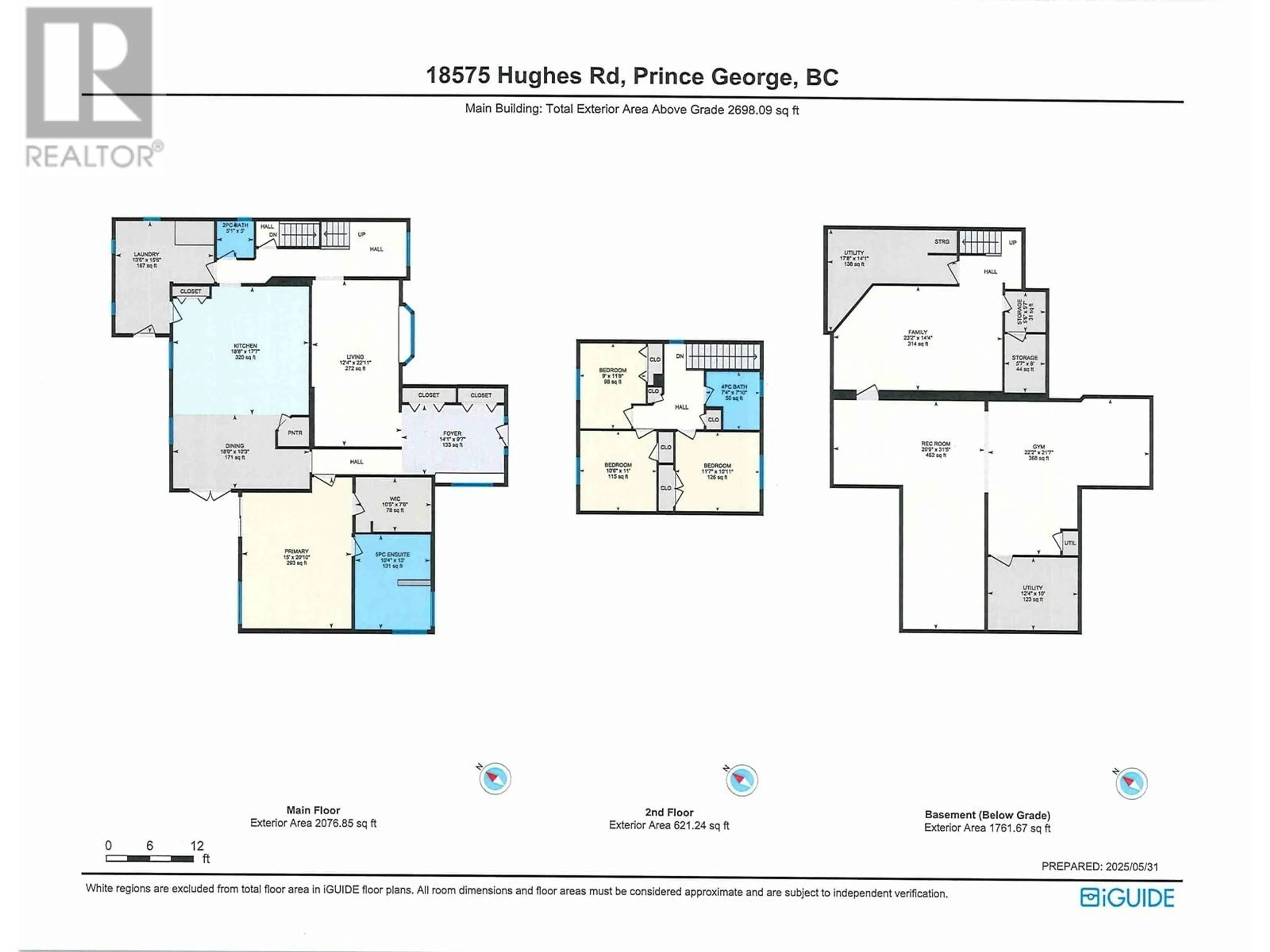 Floor plan for 18575 HUGHES ROAD, Prince George British Columbia V2N6S2