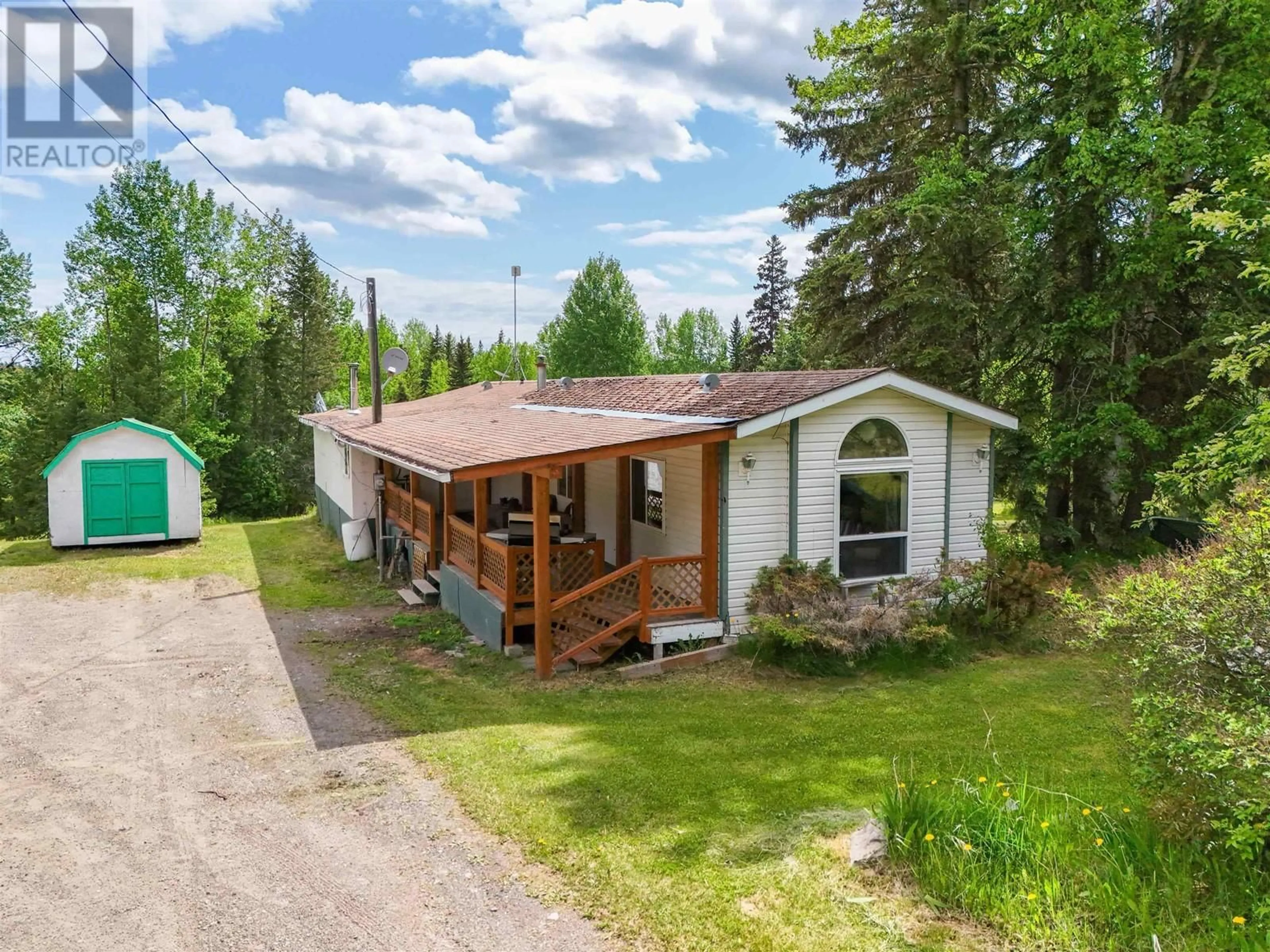 A pic from outside/outdoor area/front of a property/back of a property/a pic from drone, street for 1912 RAWLINGS ROAD, Quesnel British Columbia V2J7E5
