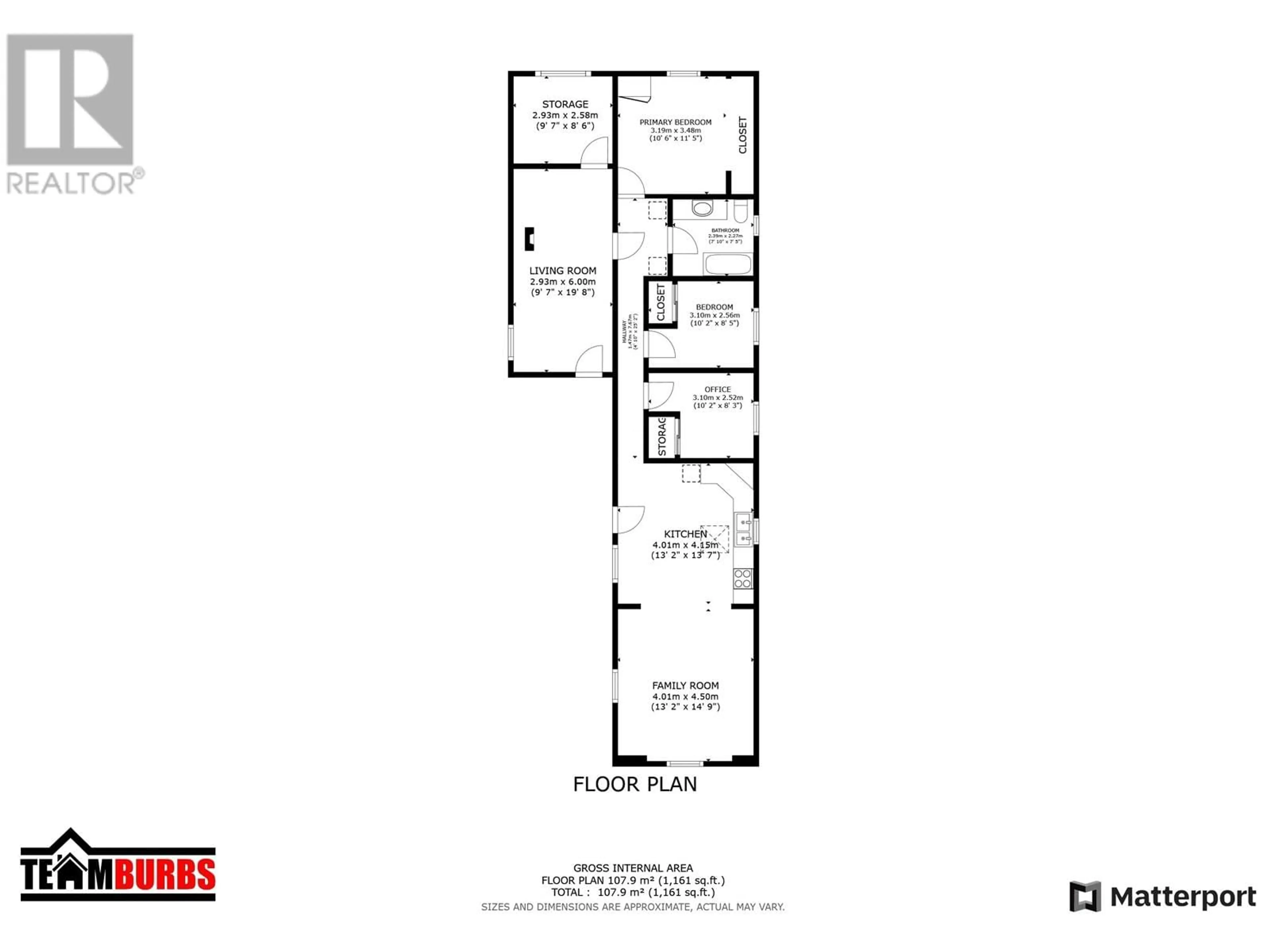 Floor plan for 1912 RAWLINGS ROAD, Quesnel British Columbia V2J7E5