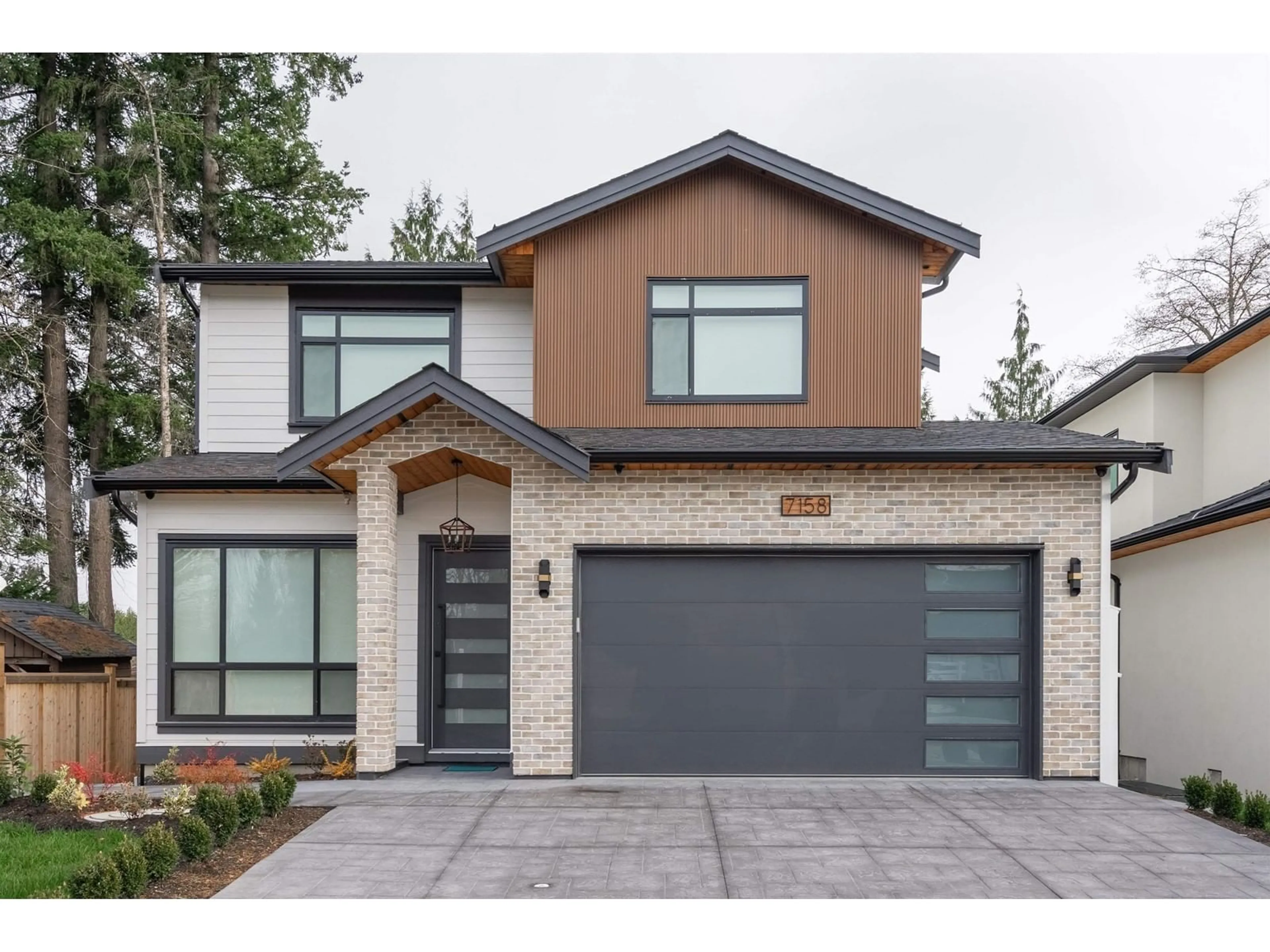 Home with brick exterior material, street for 7158 204A, Langley British Columbia V2Y3S7