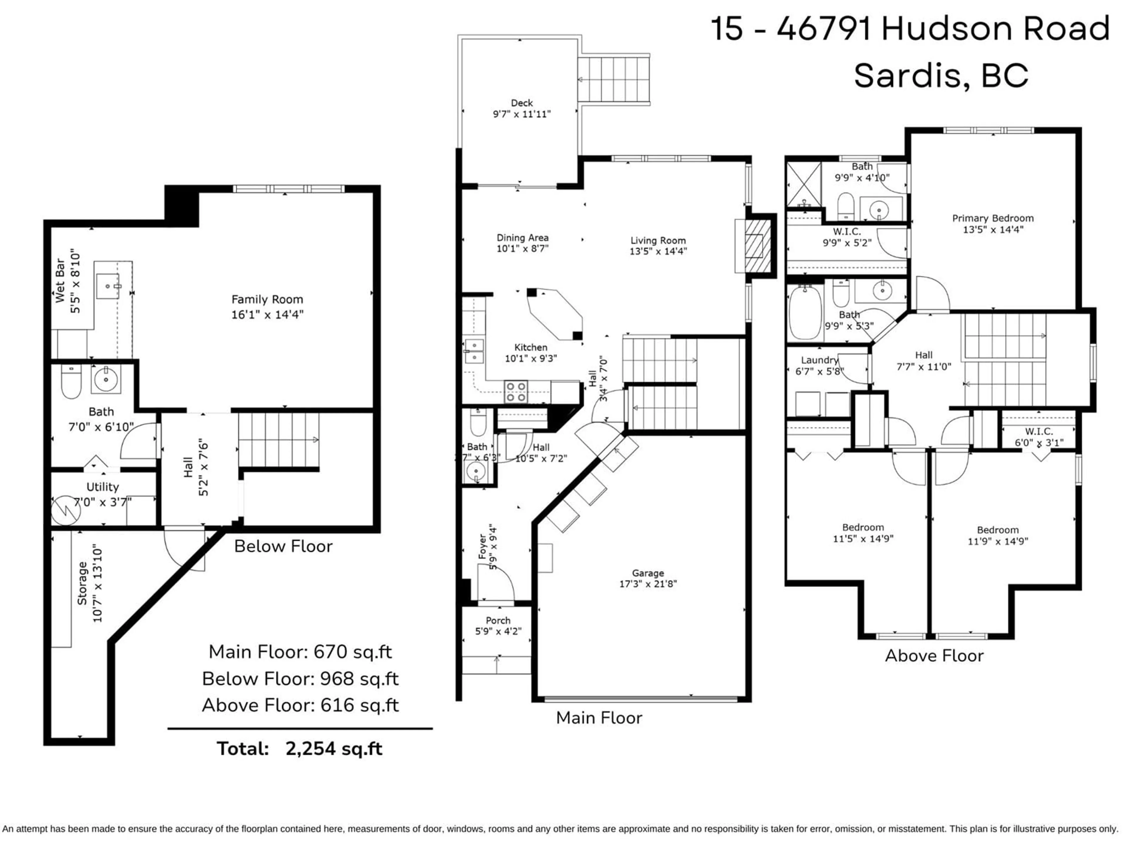 Floor plan for 15 - 46791 HUDSON ROAD, Chilliwack British Columbia V2R0L5