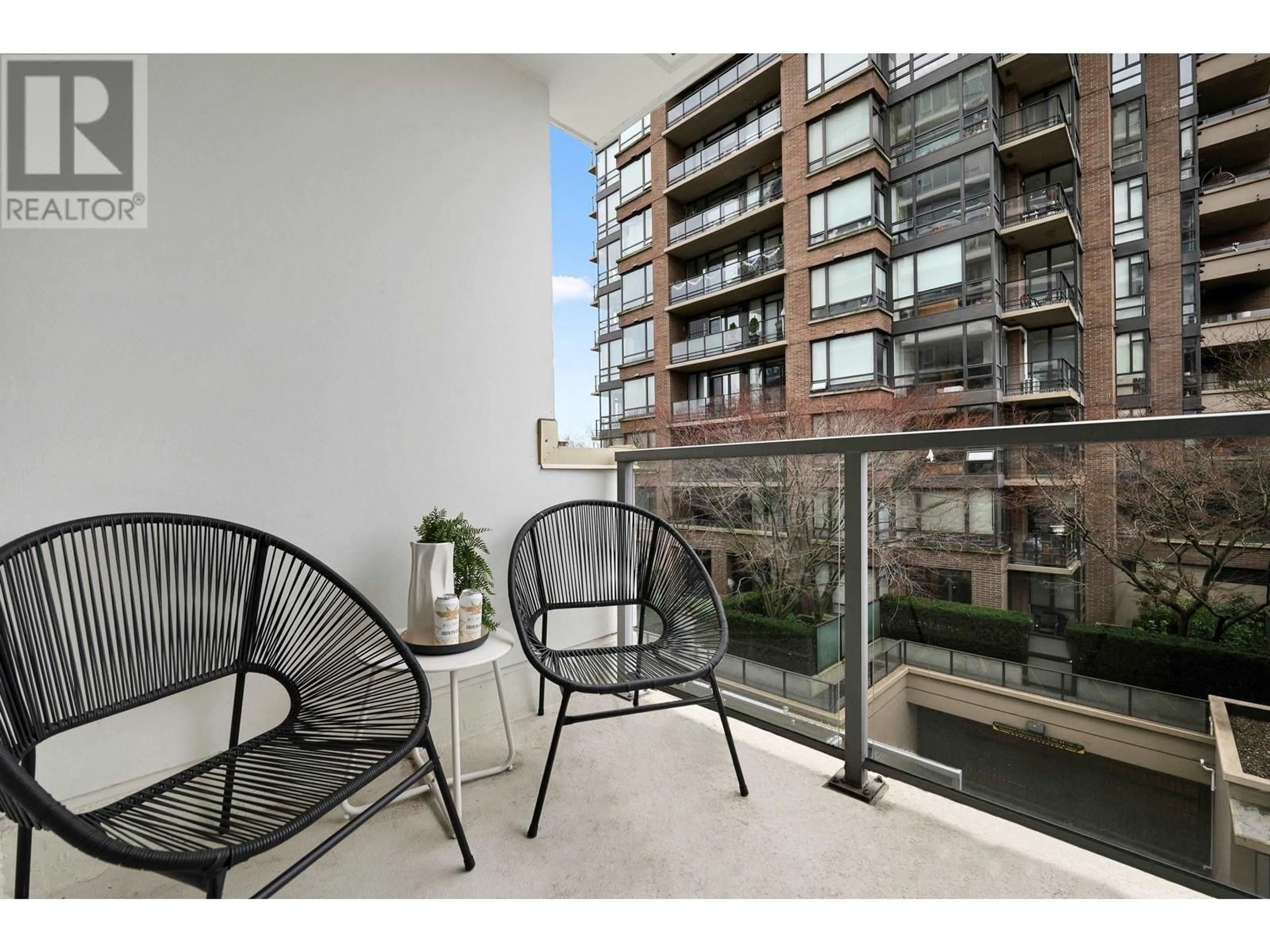 Balcony in the apartment, water/lake/river/ocean view for 203 - 175 2ND STREET, North Vancouver British Columbia V7M0A5