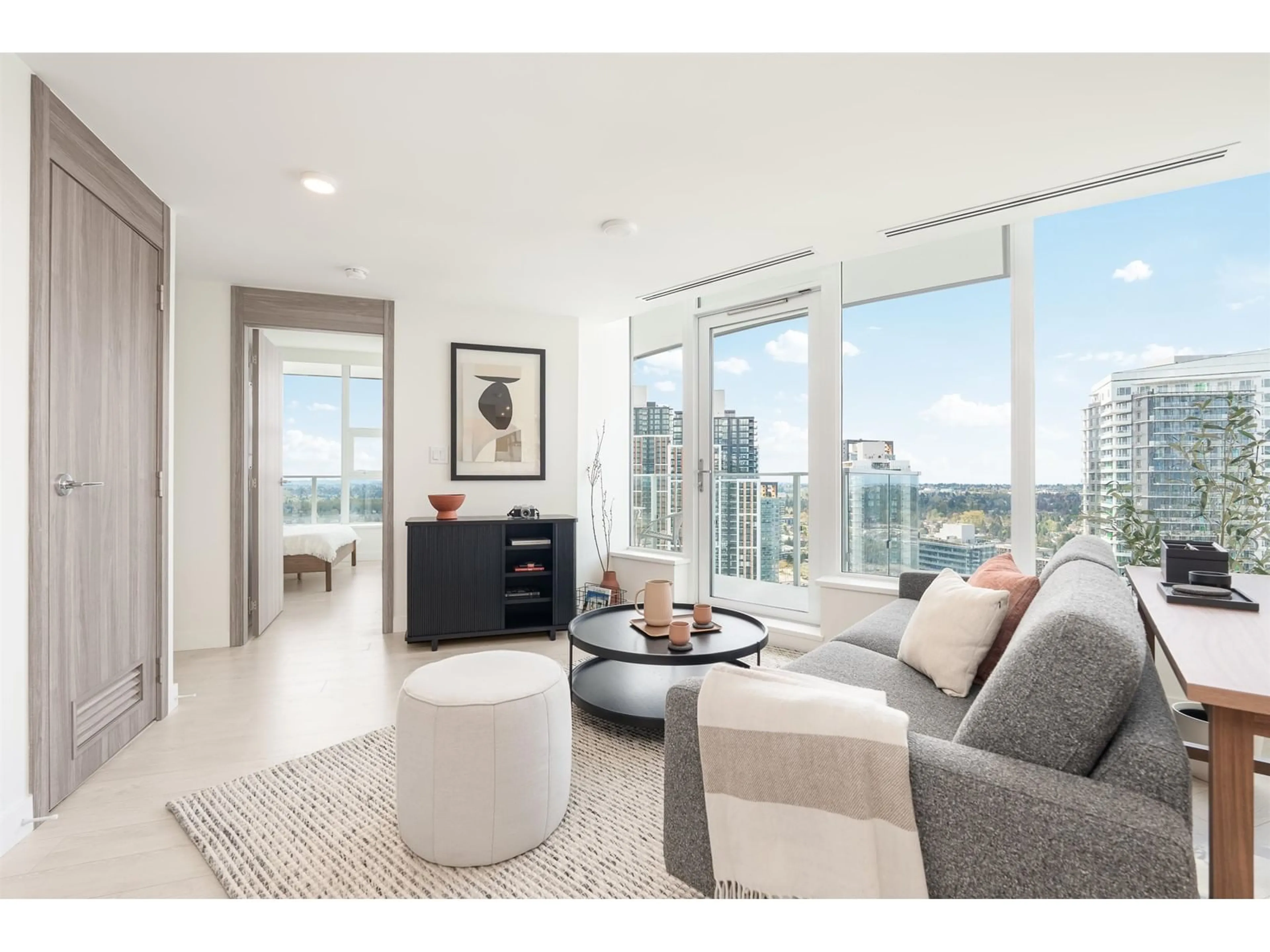 Living room with furniture, unknown for 3505 - 13768 100, Surrey British Columbia V3T5X7