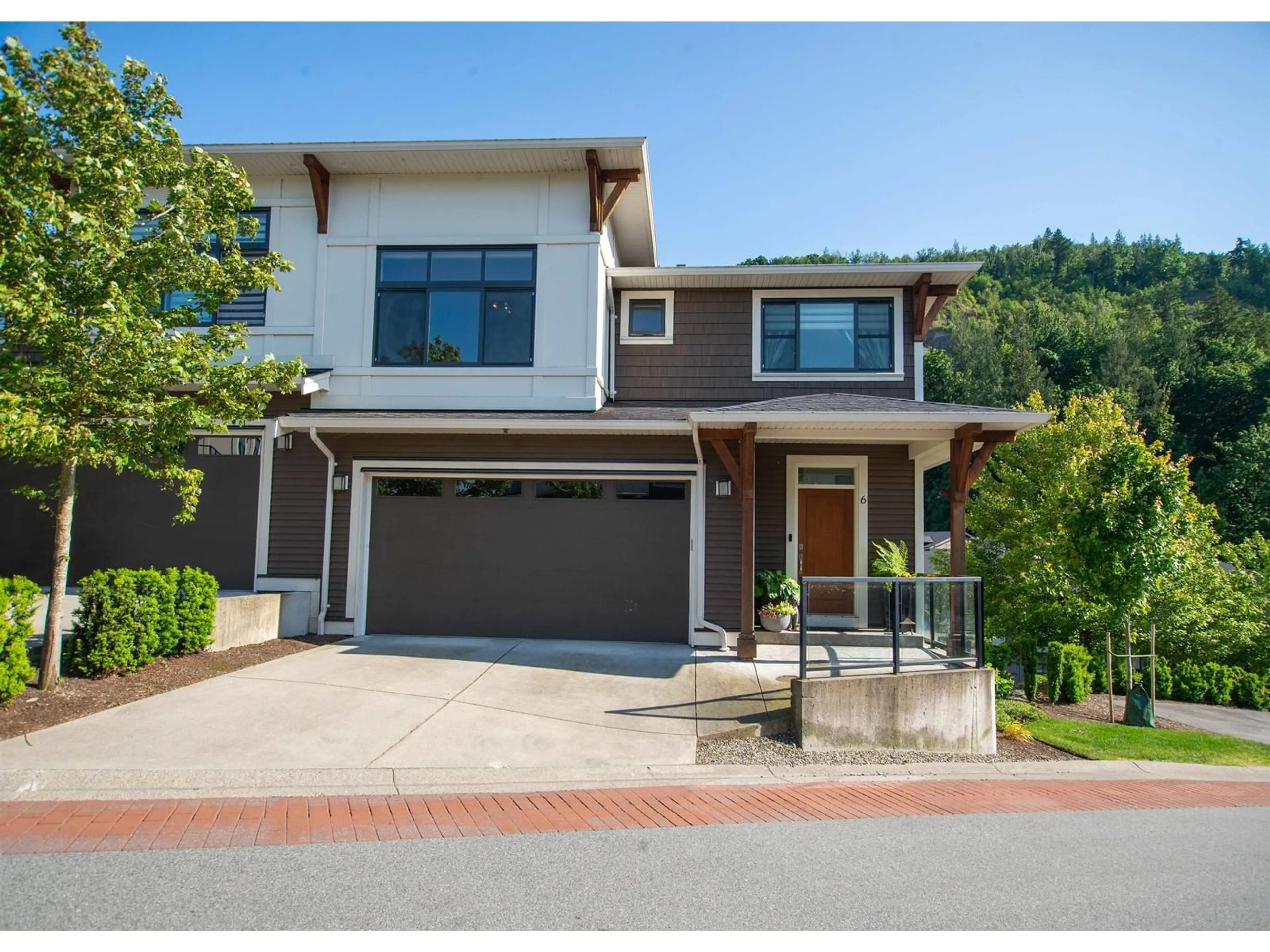 Home with brick exterior material, street for 6 - 43685 CHILLIWACK MOUNTAIN ROAD, Chilliwack British Columbia V2R0X5