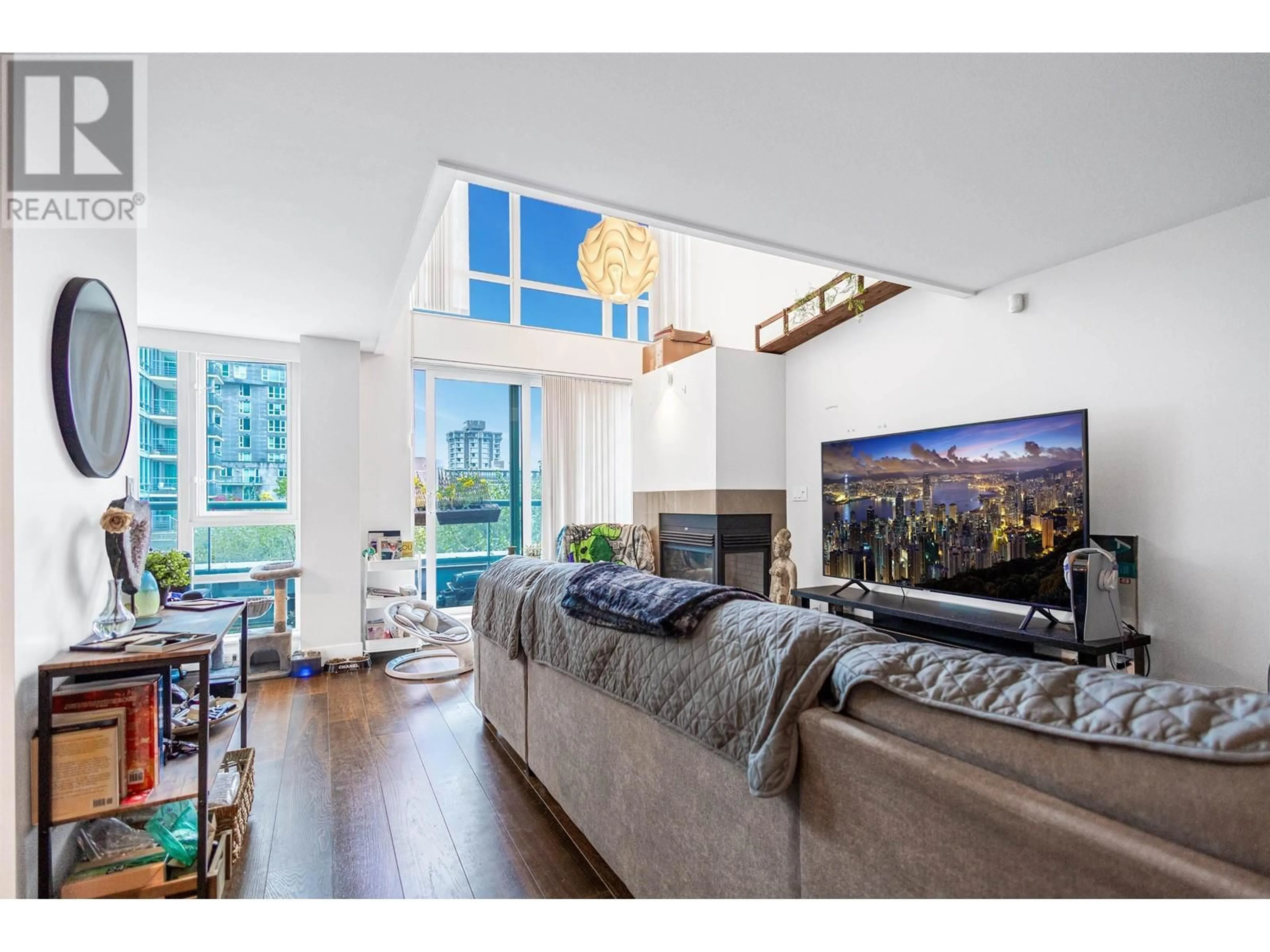Living room with furniture, unknown for 407 - 499 BROUGHTON STREET, Vancouver British Columbia V6G3K1