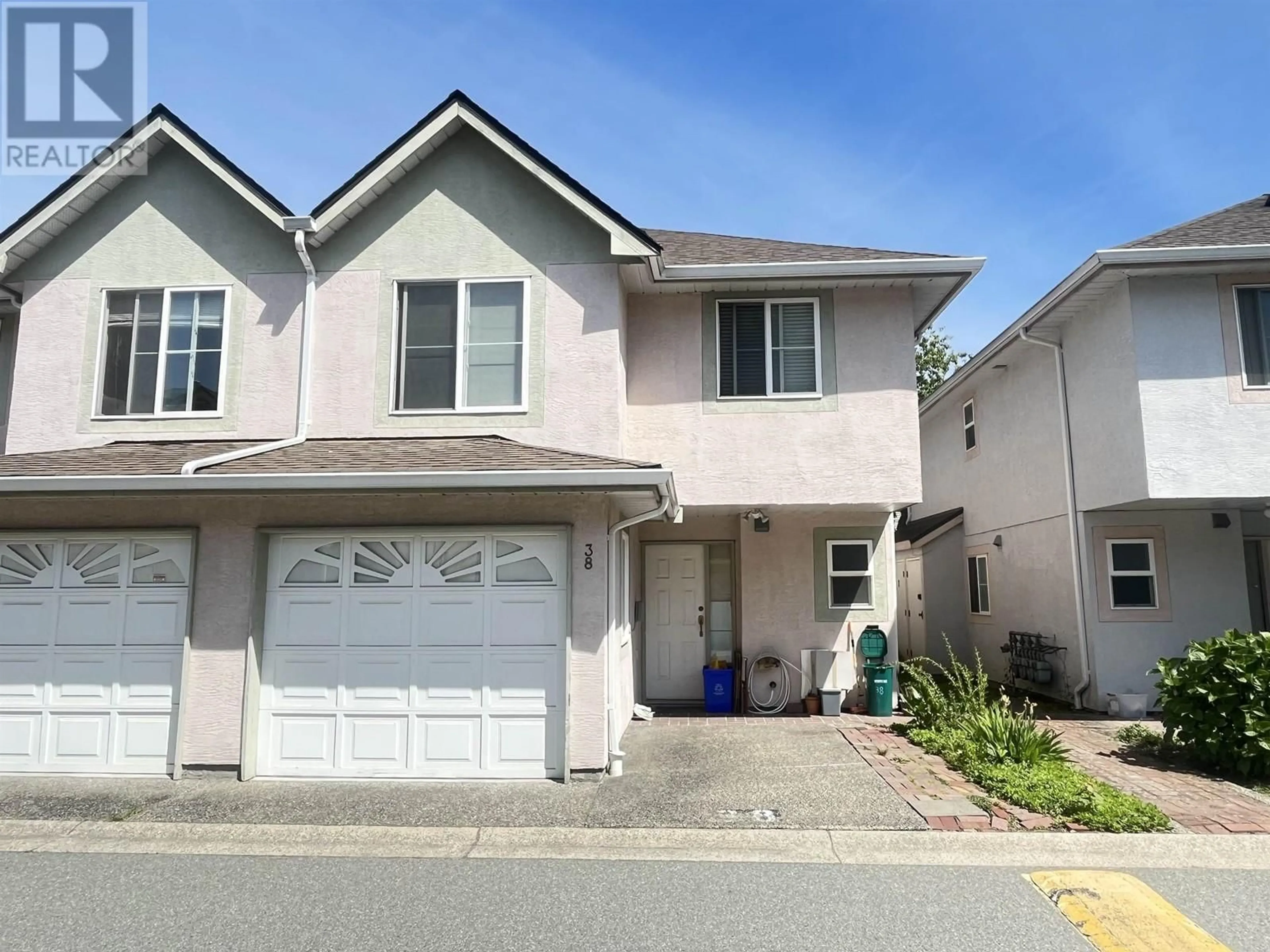 Home with vinyl exterior material, street for 38 - 10080 KILBY DRIVE, Richmond British Columbia V6C3W2