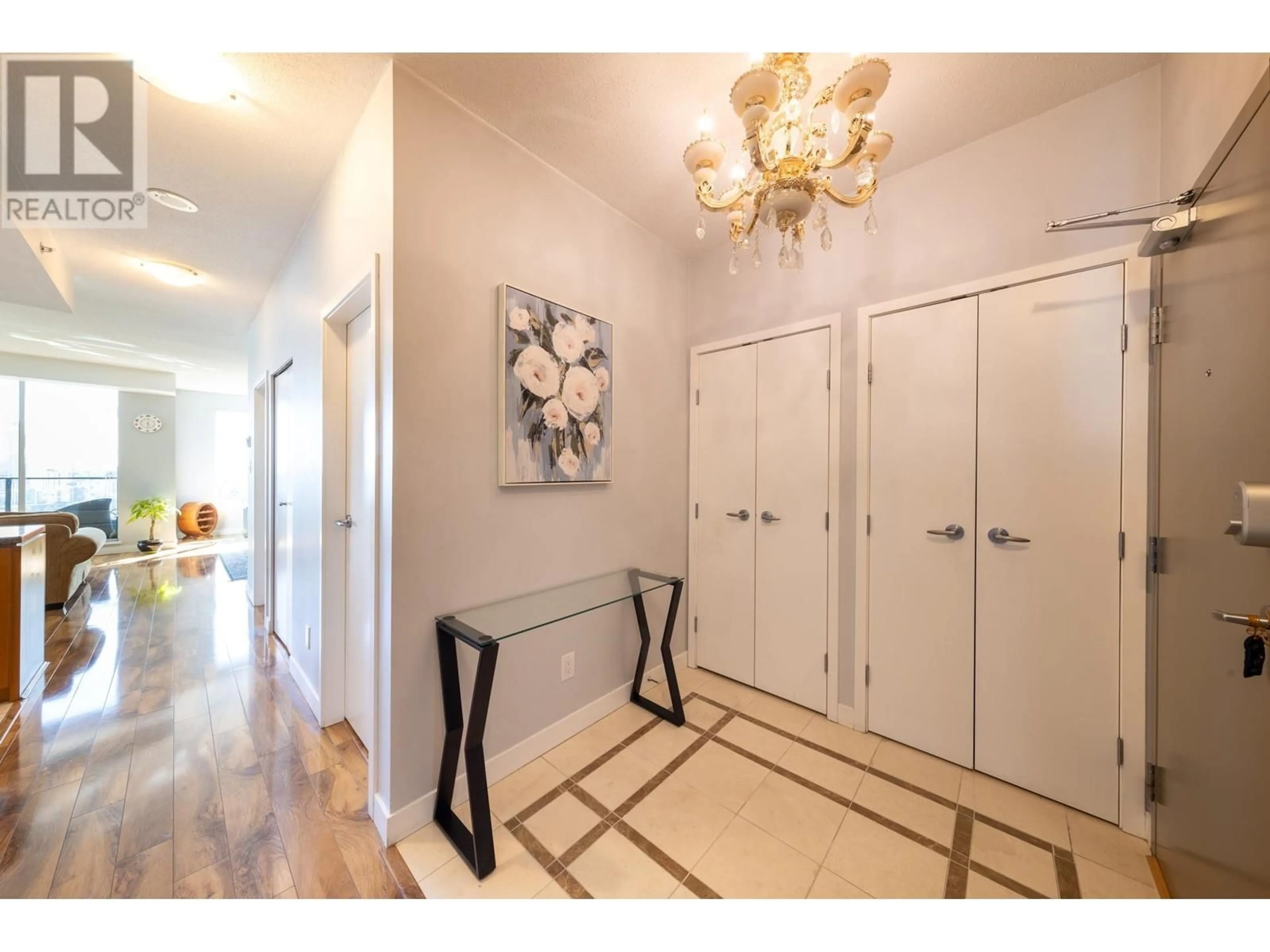 Indoor foyer for 3601 - 1438 RICHARDS STREET, Vancouver British Columbia V6Z3B8