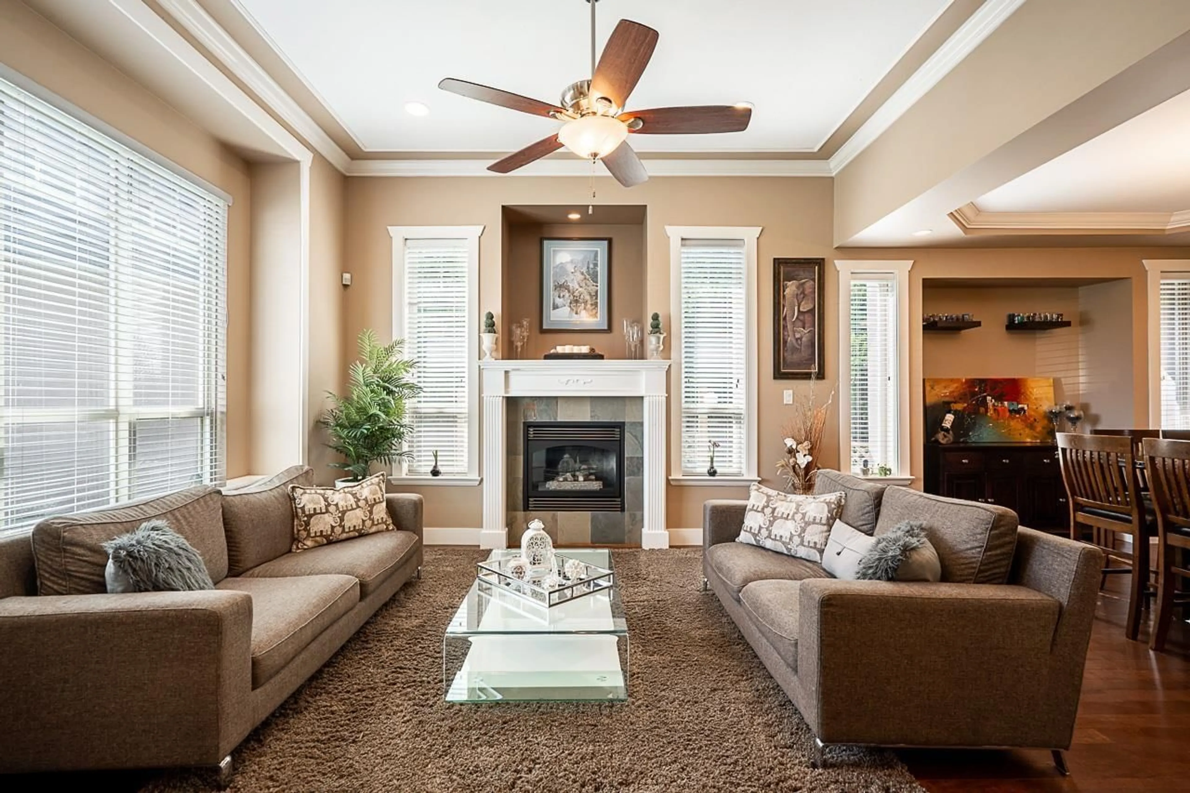 Living room with furniture, unknown for 8741 163A, Surrey British Columbia V4N1C3