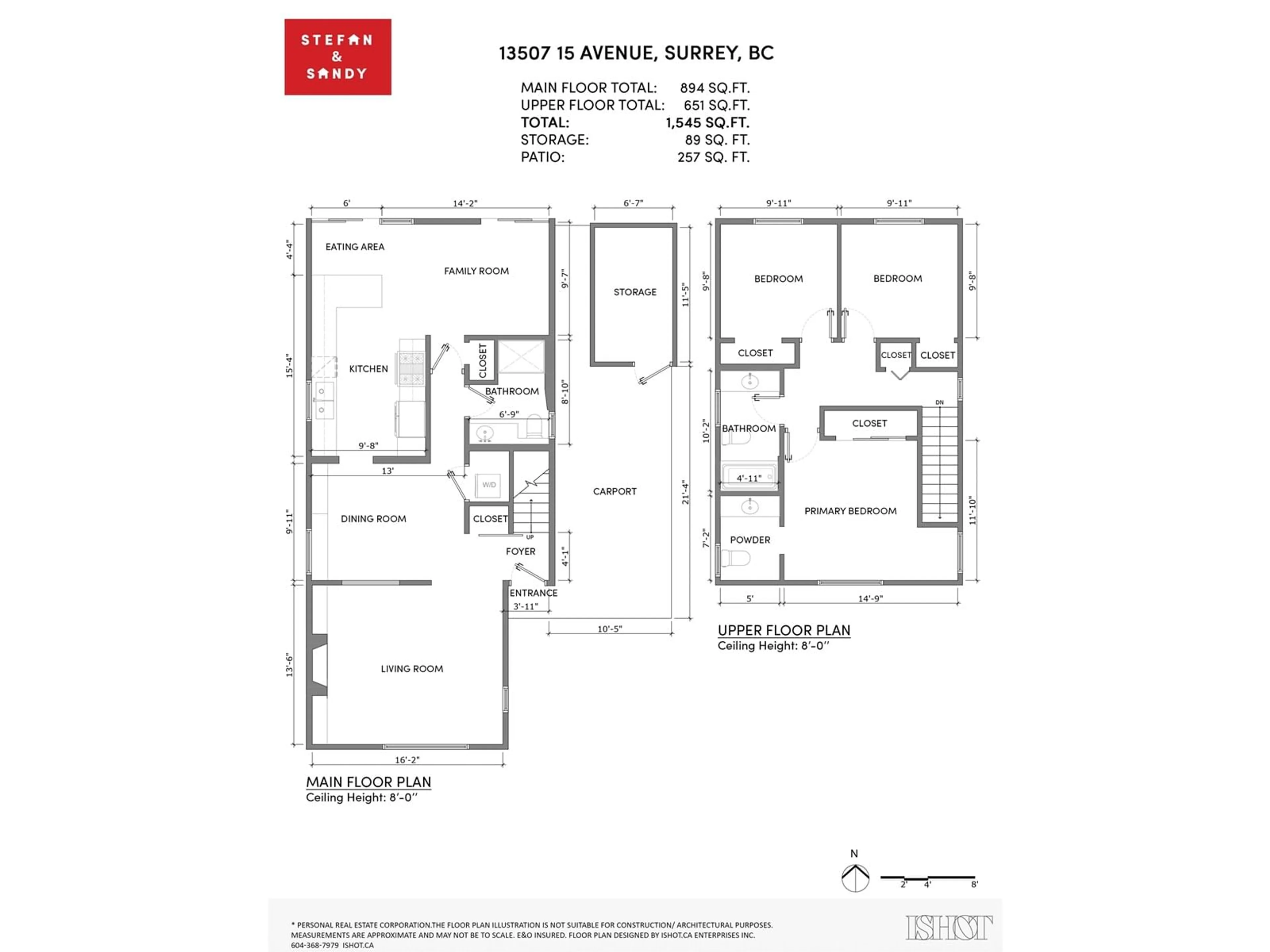 Floor plan for 13507 15, Surrey British Columbia V4A5H4