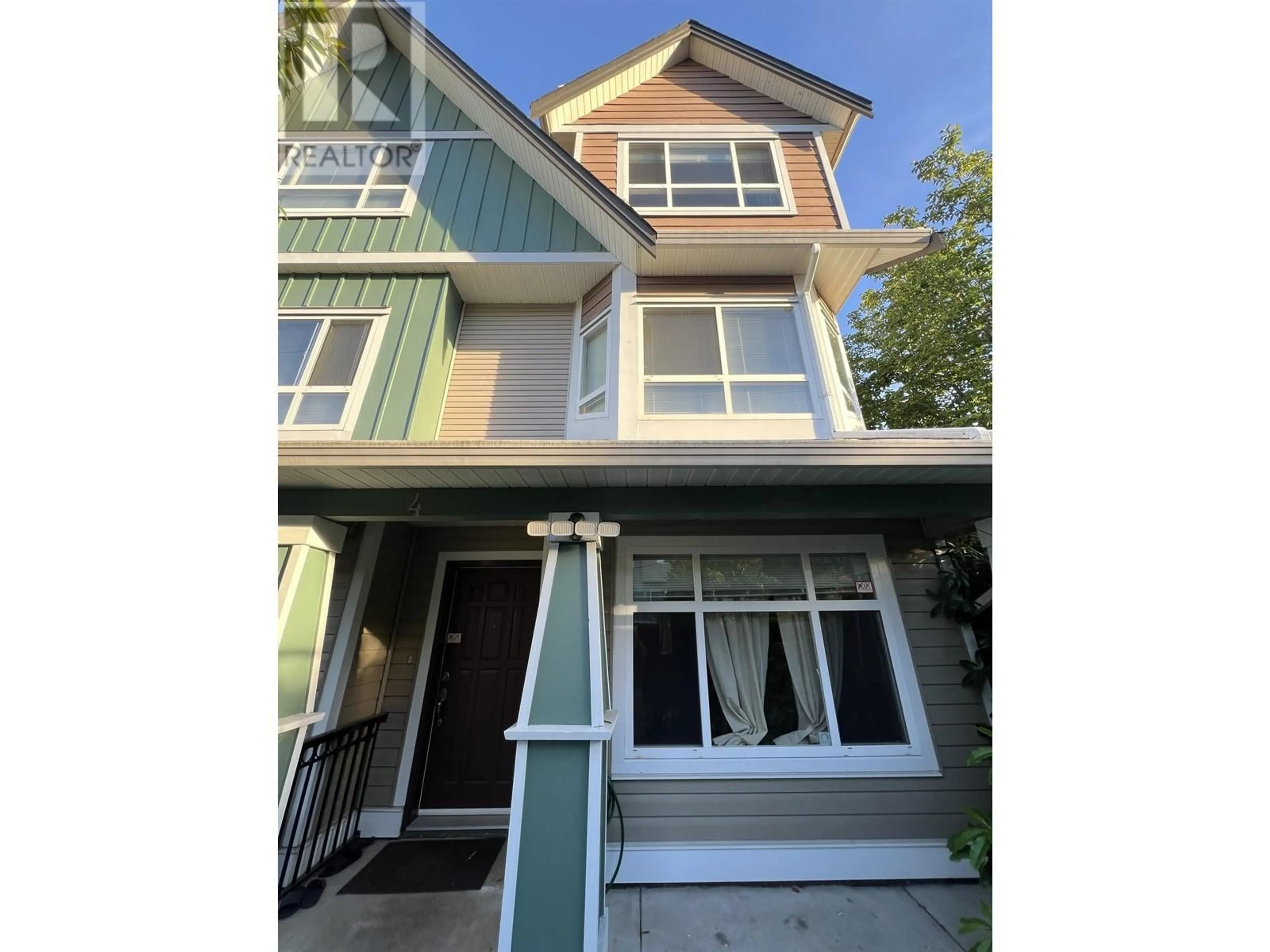 Home with vinyl exterior material, street for 4 - 8080 BENNETT ROAD, Richmond British Columbia V6Y1N5
