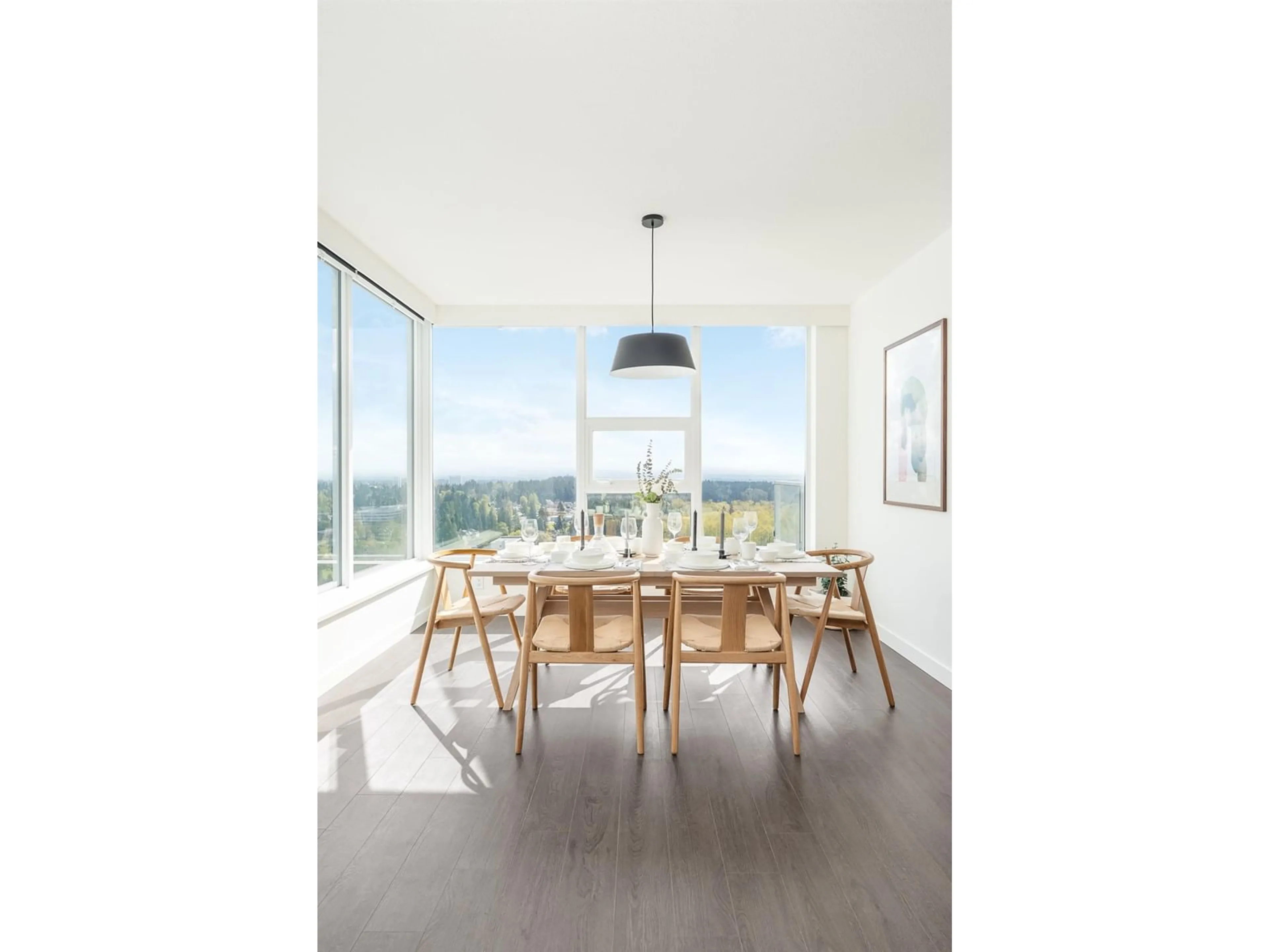 Dining room, wood/laminate floor for 3702 - 13768 100, Surrey British Columbia V3T5X7
