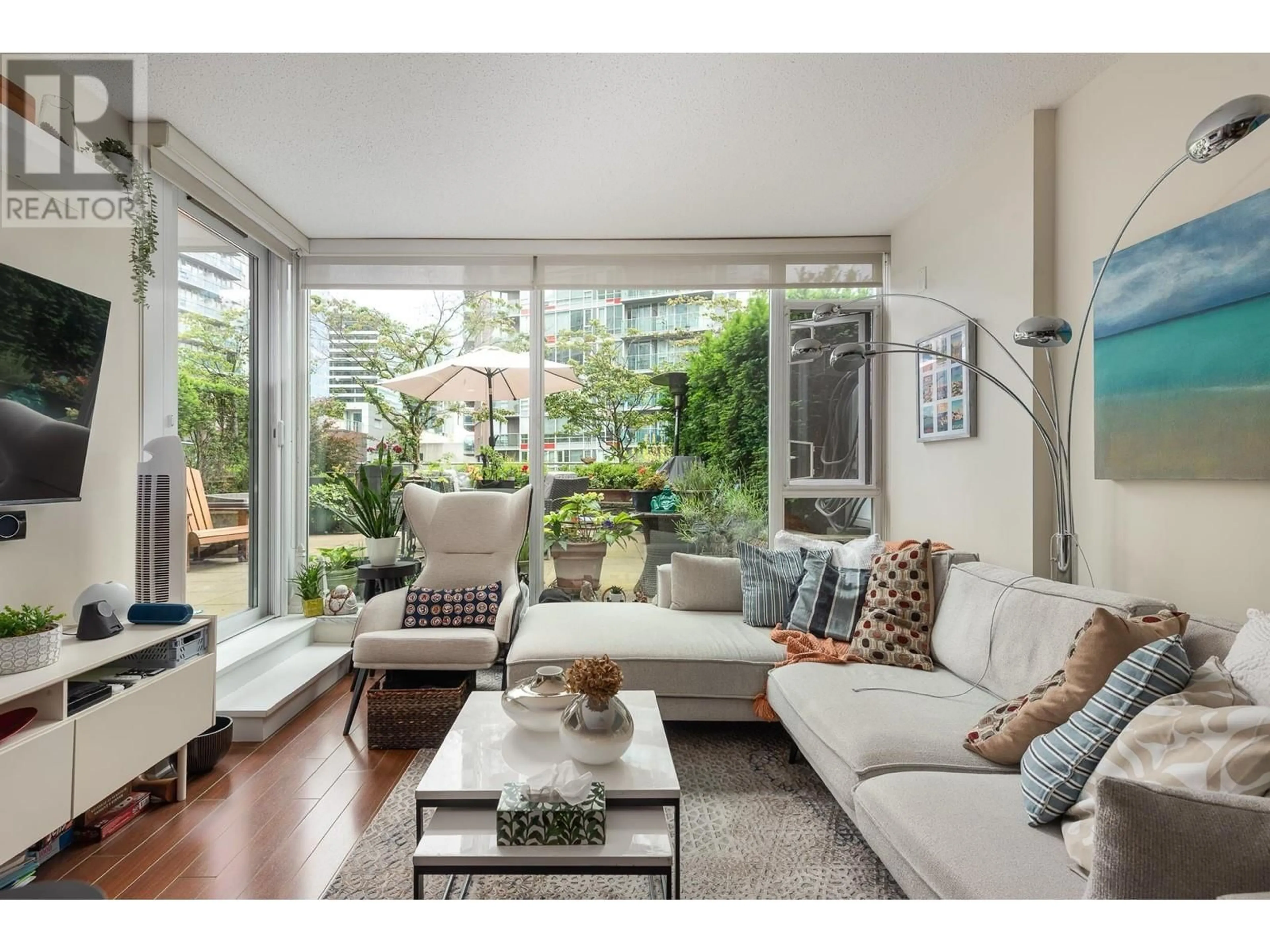 Living room with furniture, unknown for 503 - 821 CAMBIE STREET, Vancouver British Columbia V6B0E3