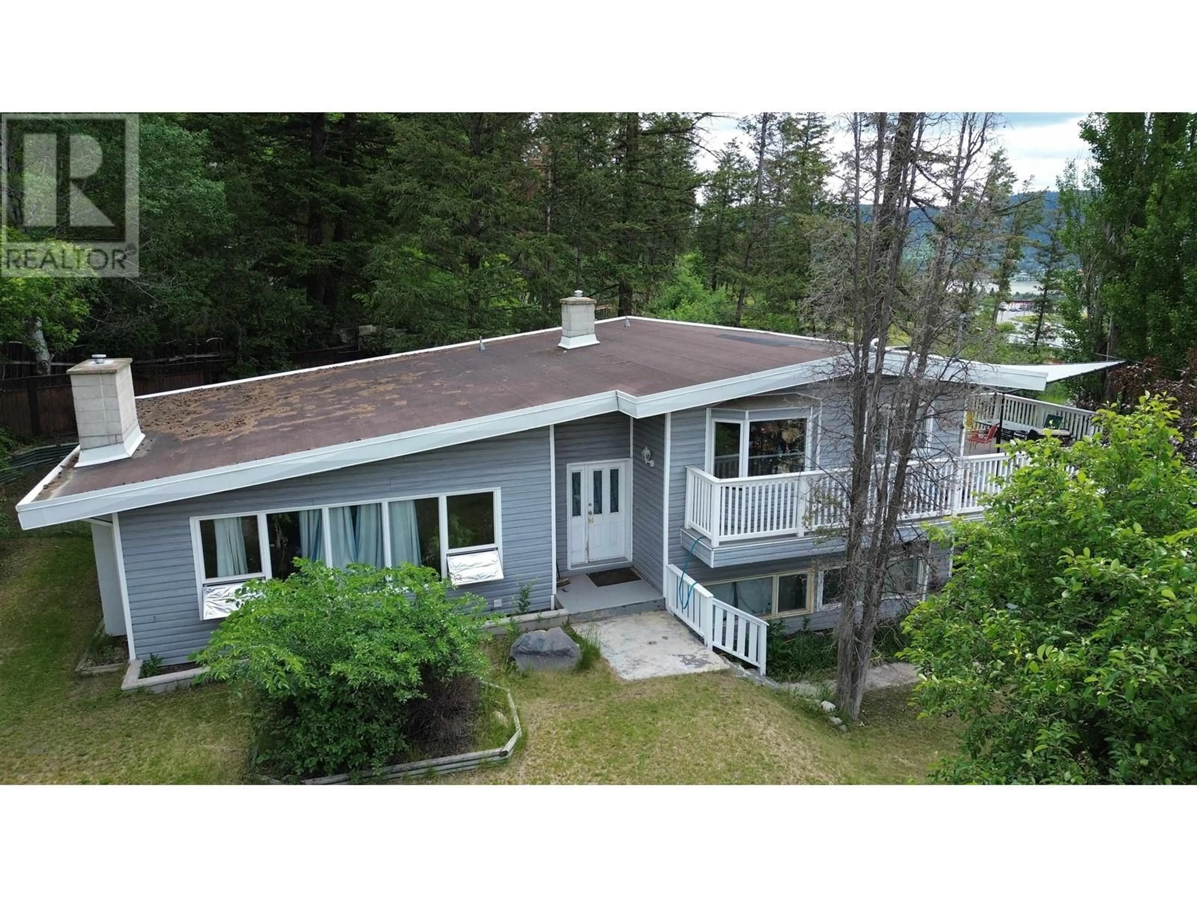 A pic from outside/outdoor area/front of a property/back of a property/a pic from drone, unknown for 4 WINDMILL CRESCENT, Williams Lake British Columbia V2G1A7