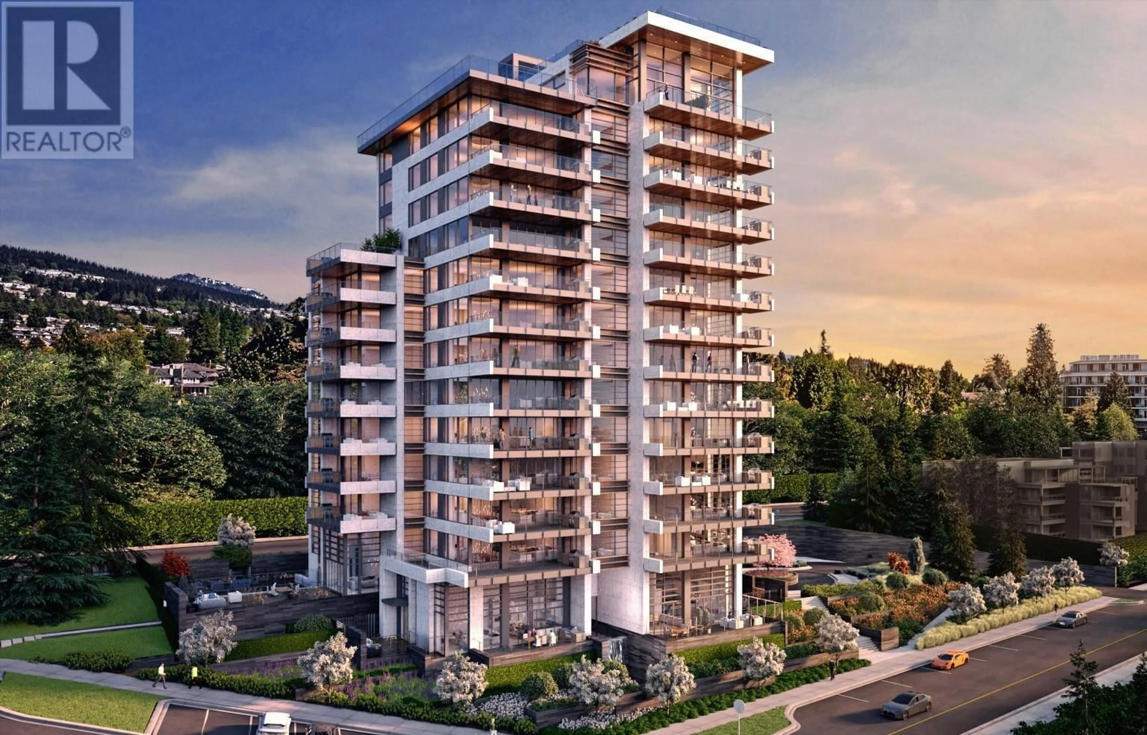 A pic from outside/outdoor area/front of a property/back of a property/a pic from drone, building for 503 - 2289 BELLEVUE AVENUE, West Vancouver British Columbia V7V1C9