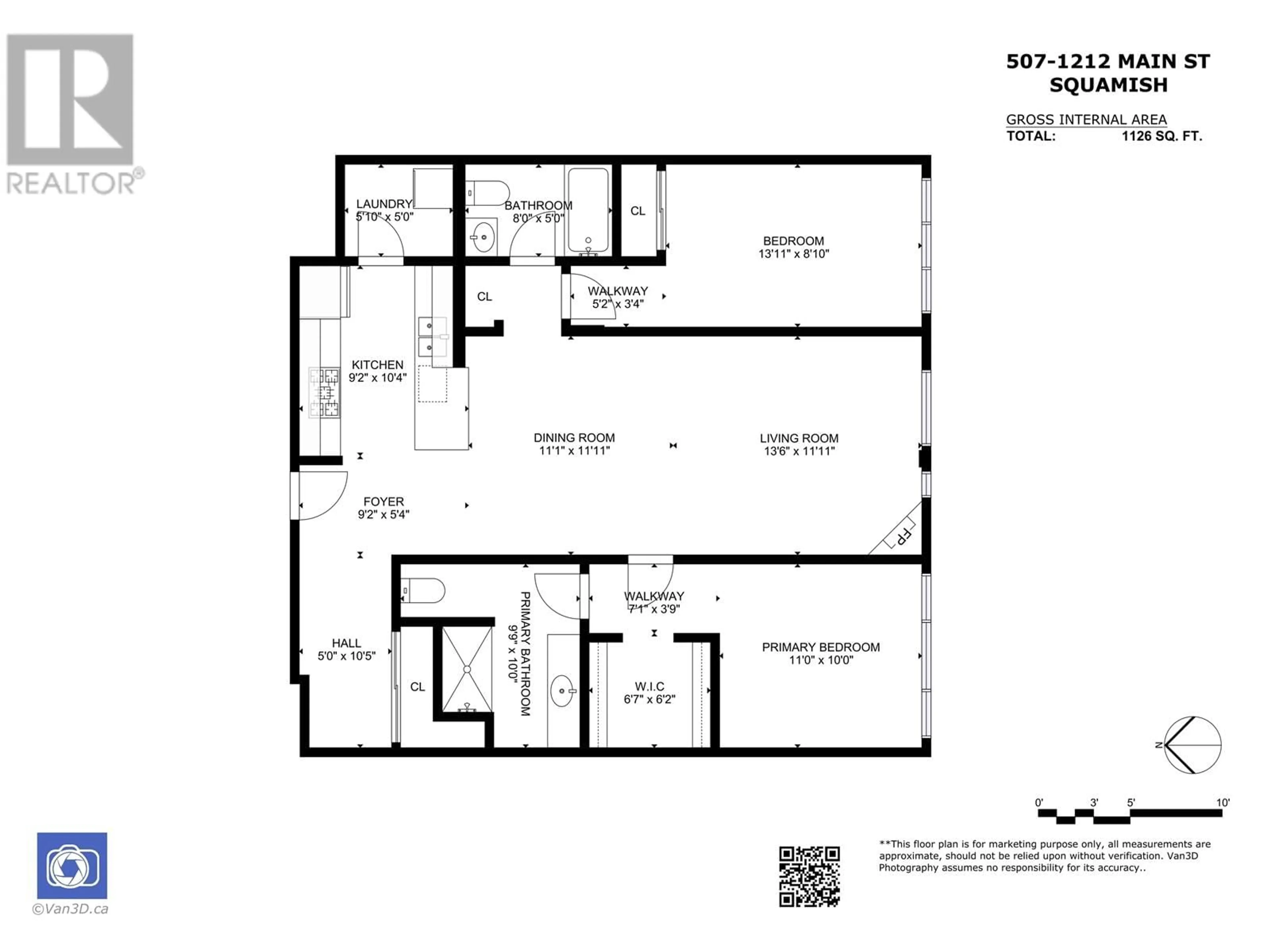 Floor plan for 507 - 1212 MAIN STREET, Squamish British Columbia V8B0S1