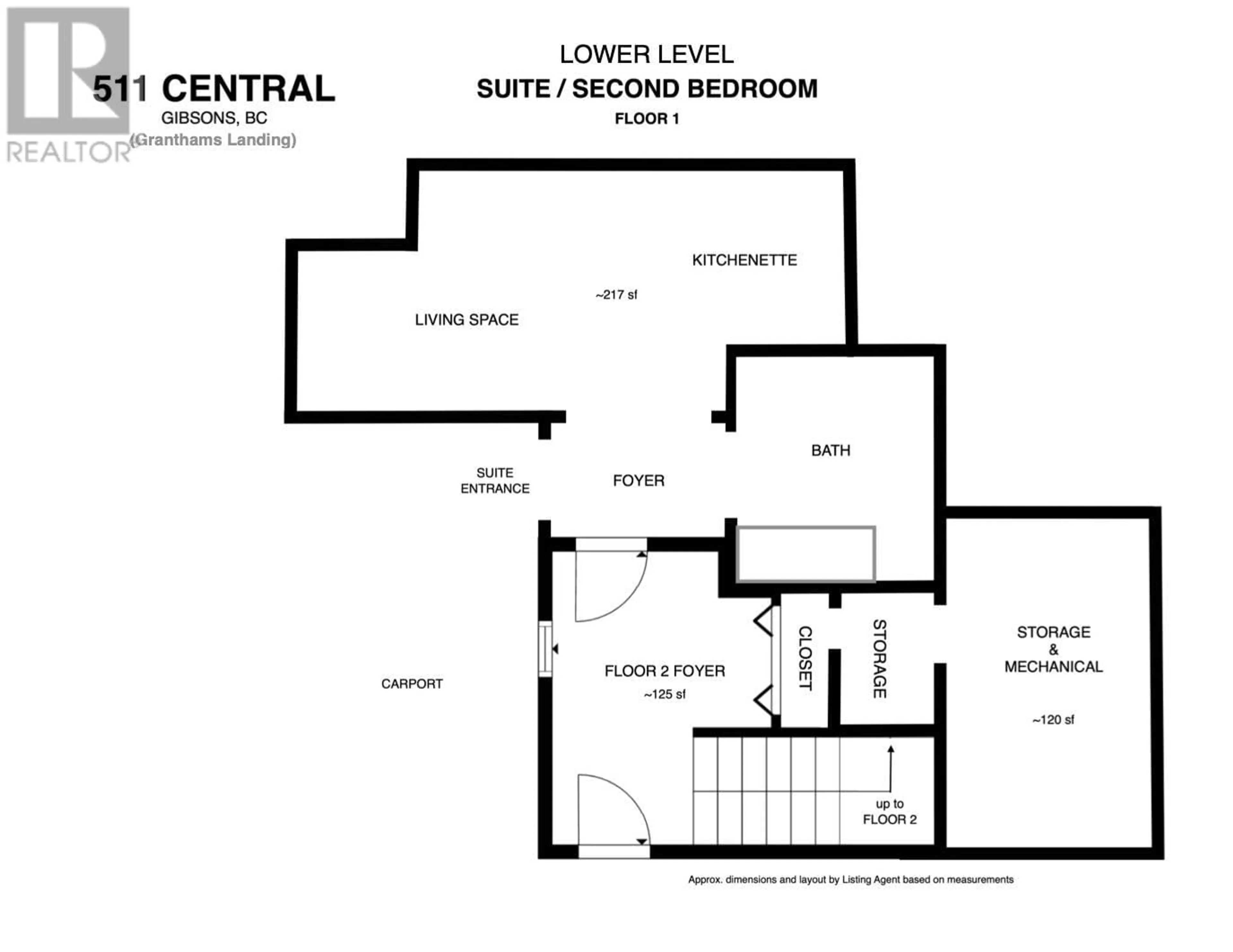 Floor plan for 511 CENTRAL AVENUE, Gibsons British Columbia V0N1V1