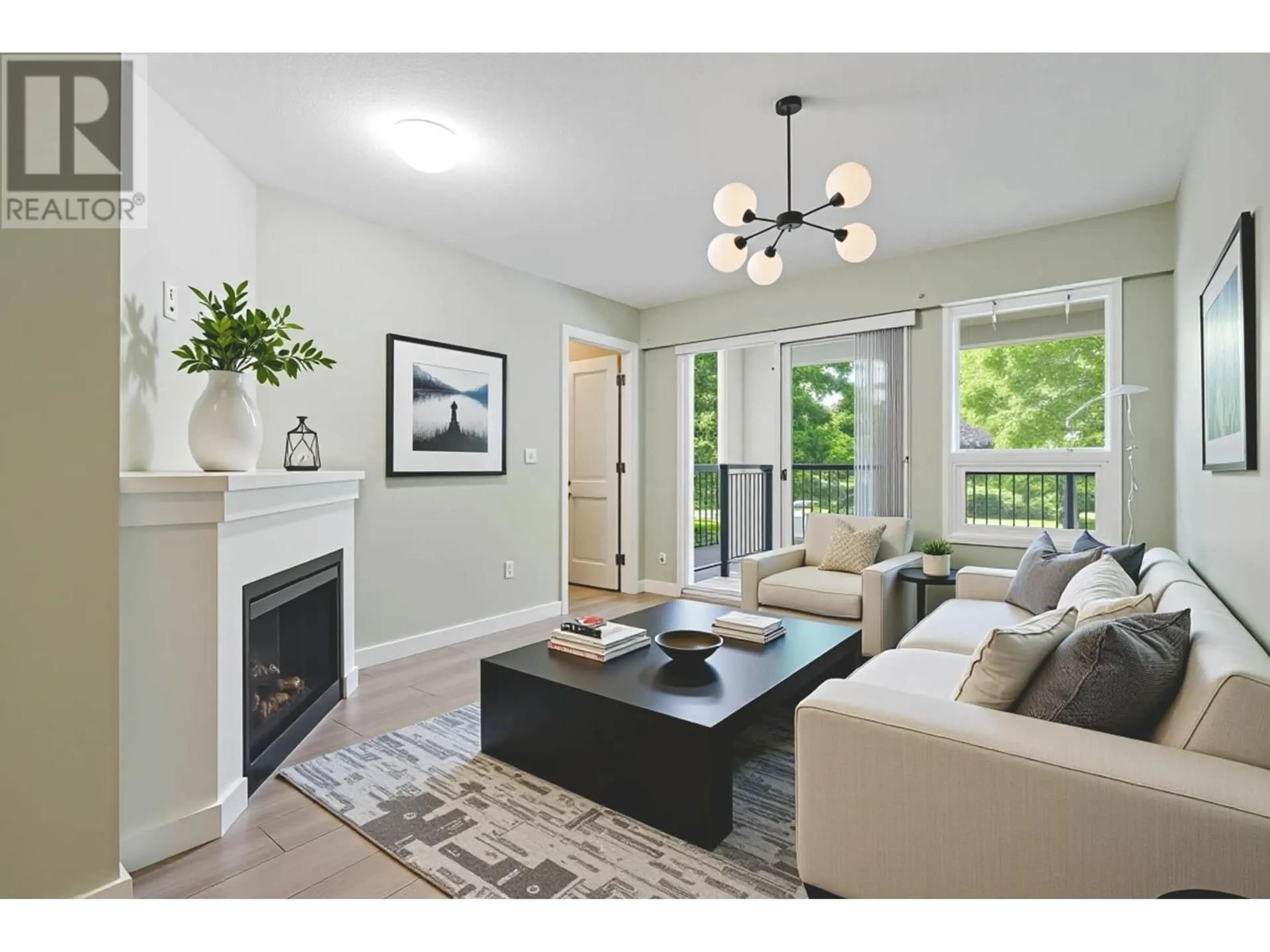 Living room with furniture, unknown for 107 - 6800 ECKERSLEY ROAD, Richmond British Columbia V6Y0E7