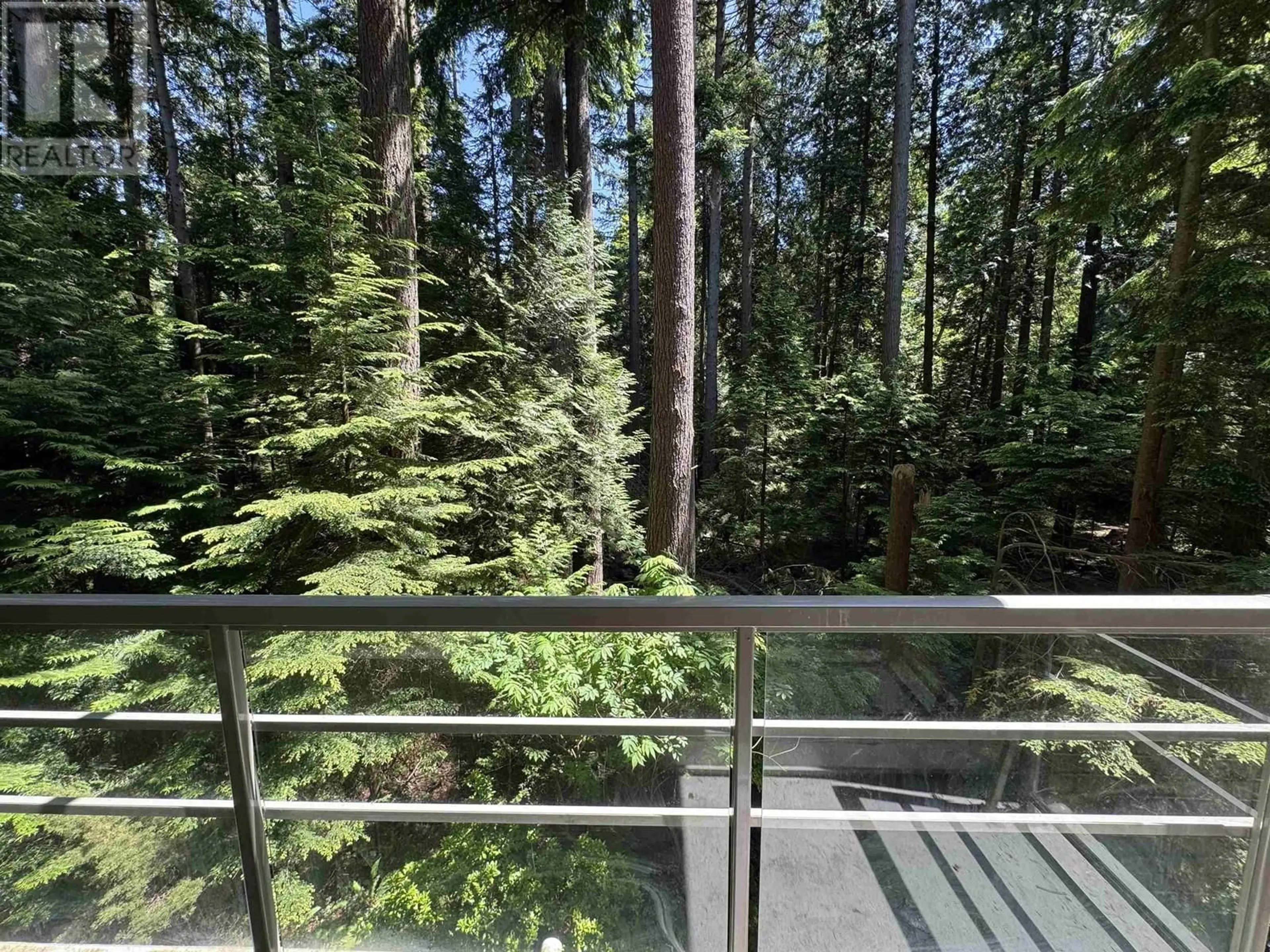 Balcony in the apartment, forest/trees view for 305 - 5639 HAMPTON PLACE, Vancouver British Columbia V6T2H6