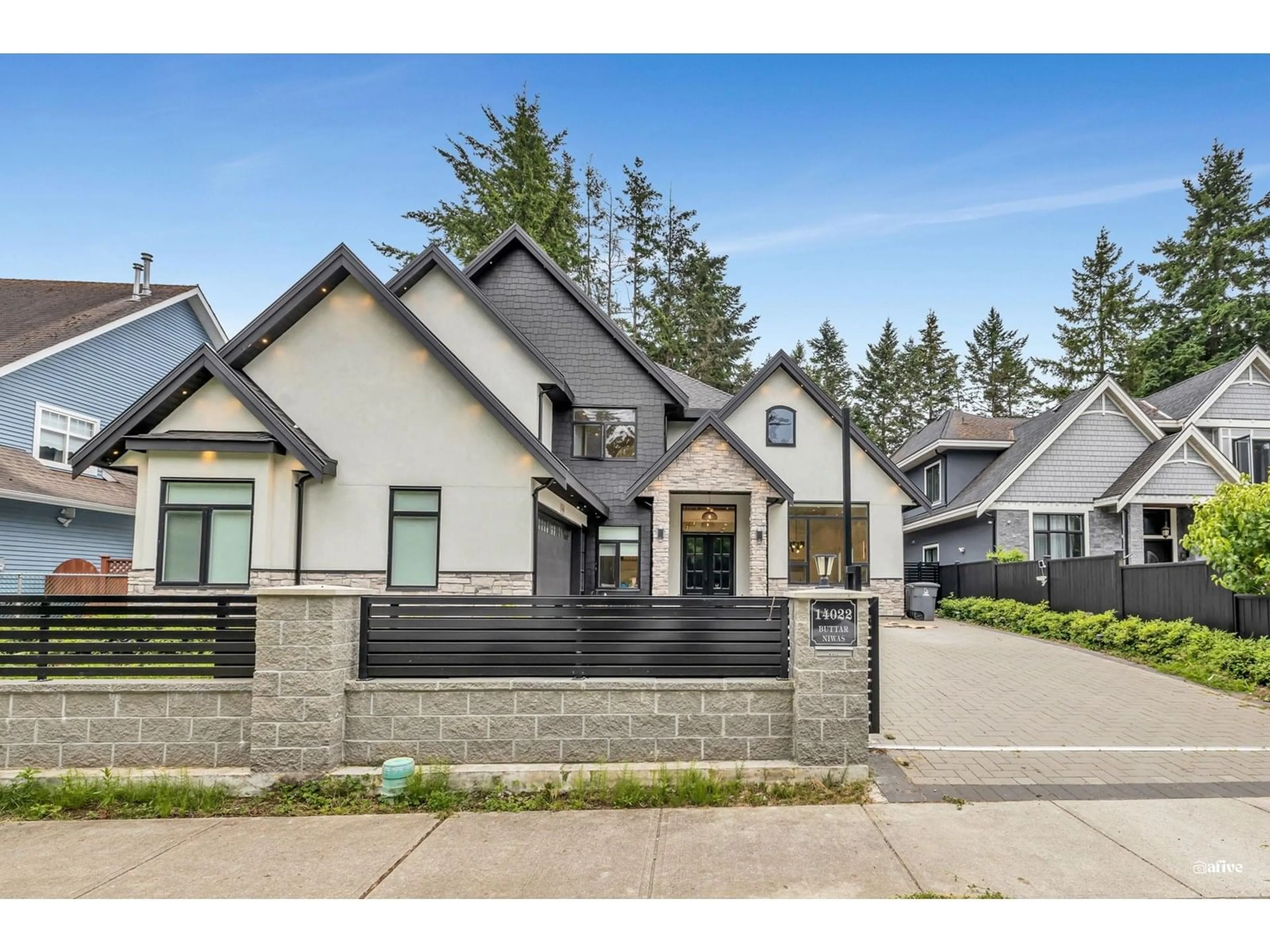 Home with brick exterior material, street for 14022 20A, Surrey British Columbia V4A9S3