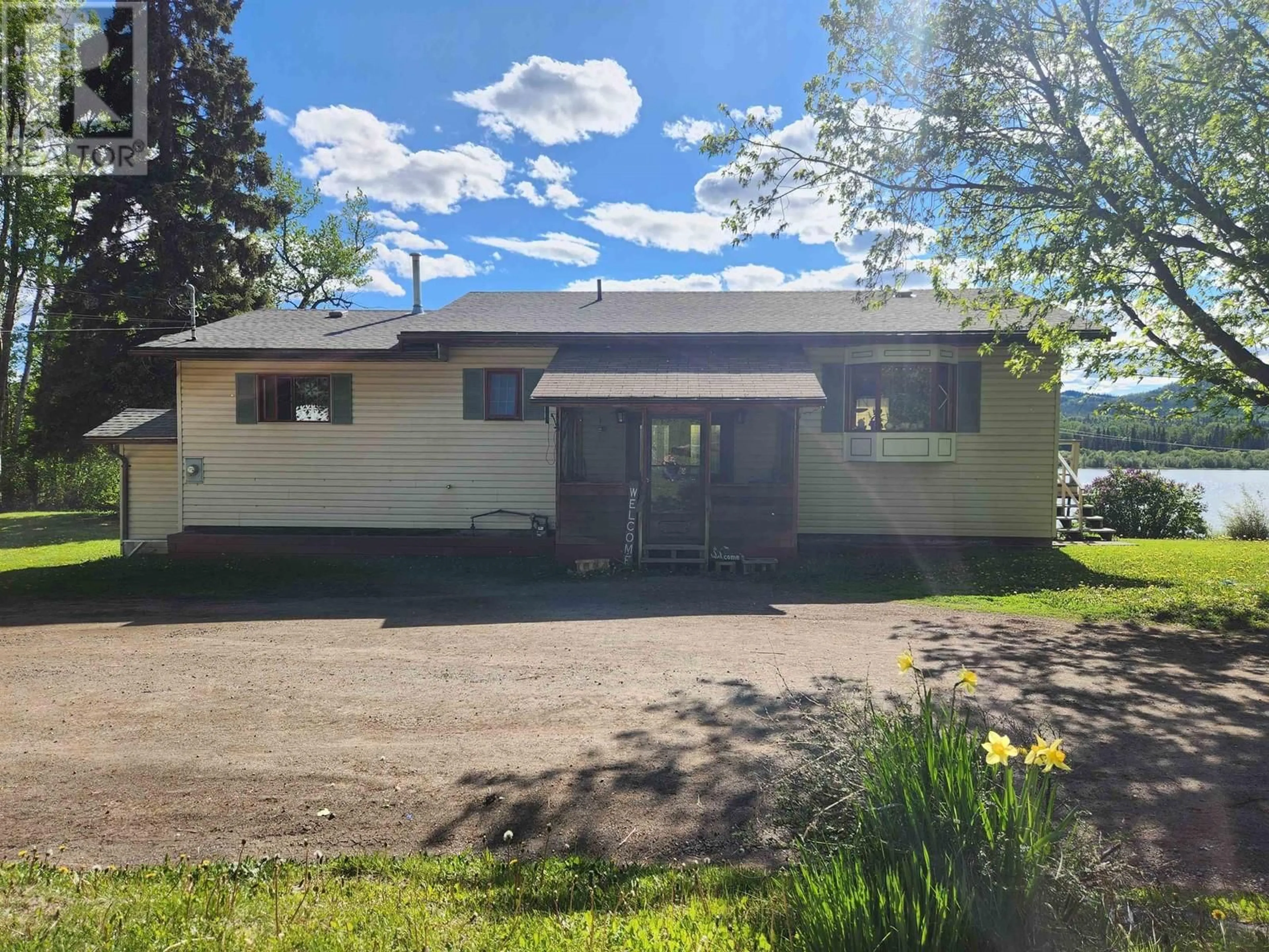 A pic from outside/outdoor area/front of a property/back of a property/a pic from drone, building for 8003 ROWLAND ROAD, Burns Lake British Columbia V0J1E1