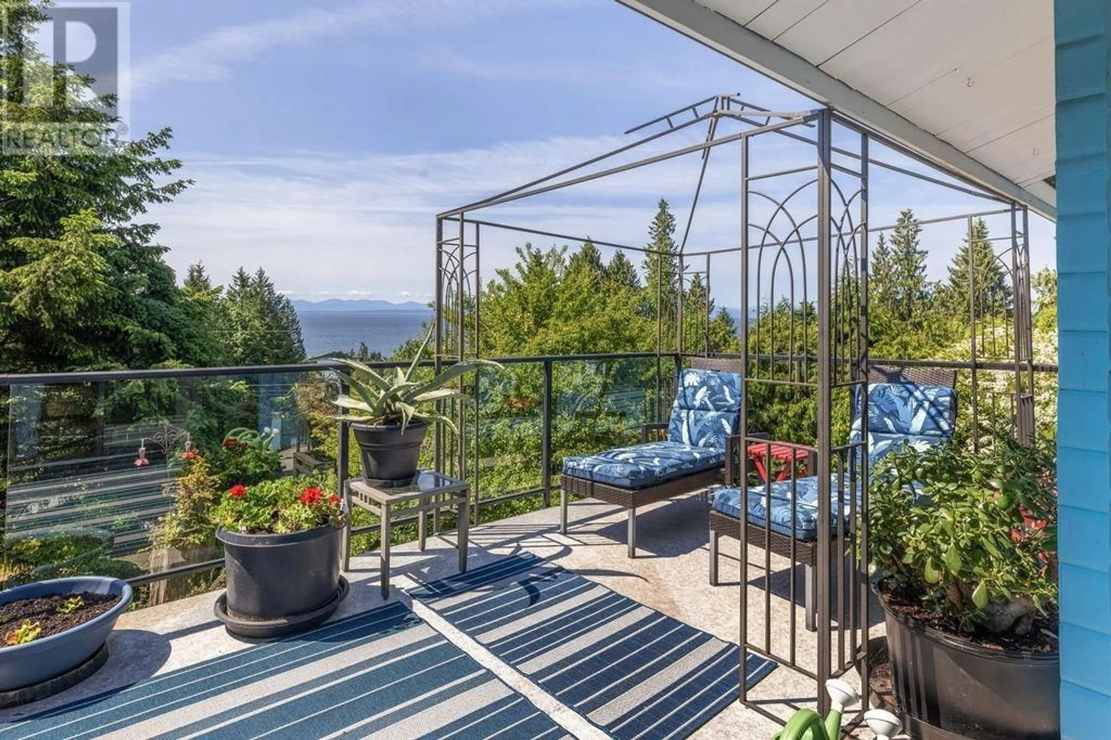 Patio, water/lake/river/ocean view for 1419 CHASTER ROAD, Gibsons British Columbia V0N1V5