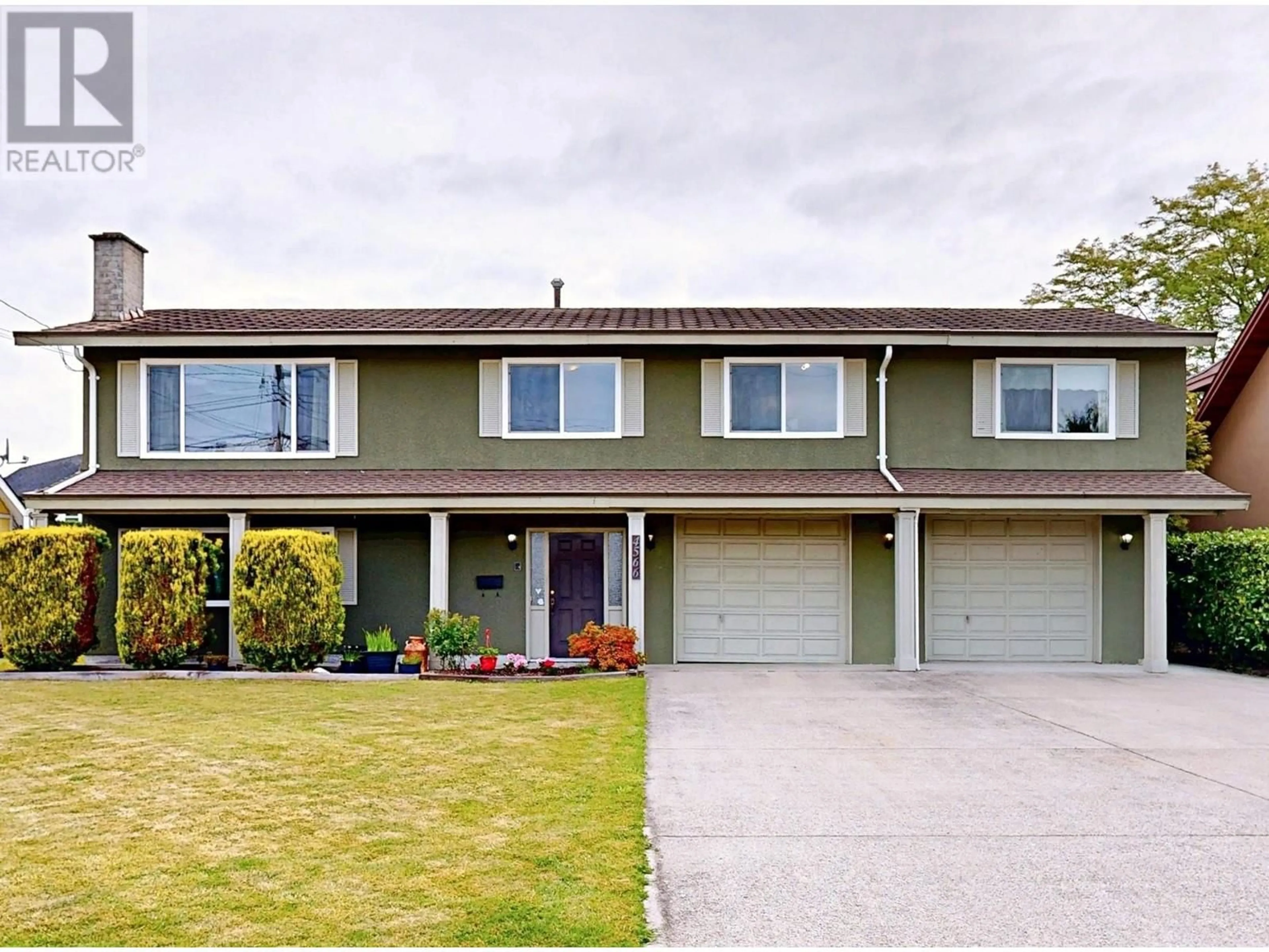 Home with vinyl exterior material, street for 4566 61 STREET, Delta British Columbia V4K3L2