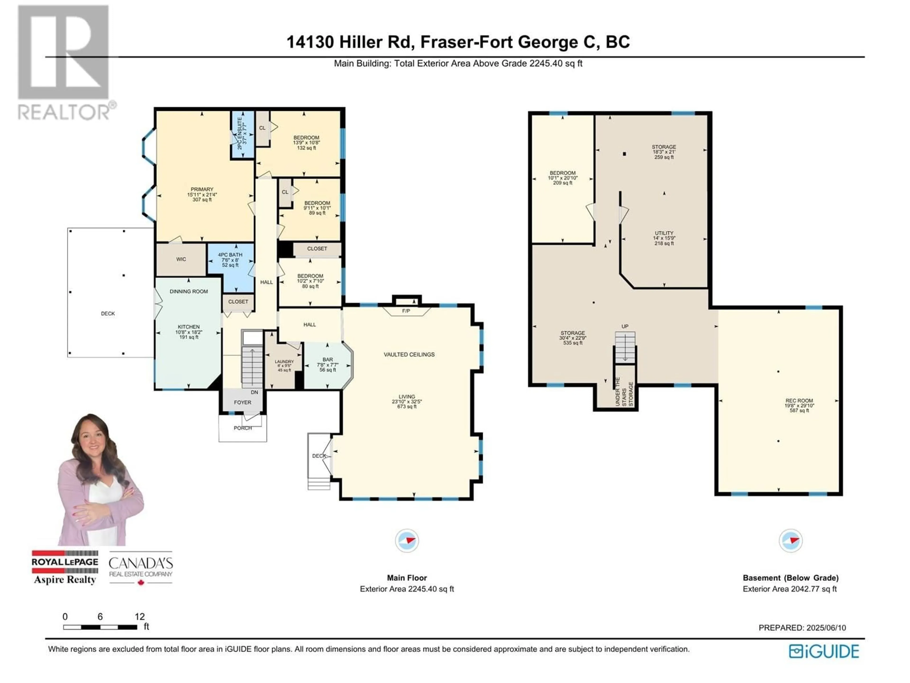 Floor plan for 14130 HILLER ROAD, Prince George British Columbia V2N5C2
