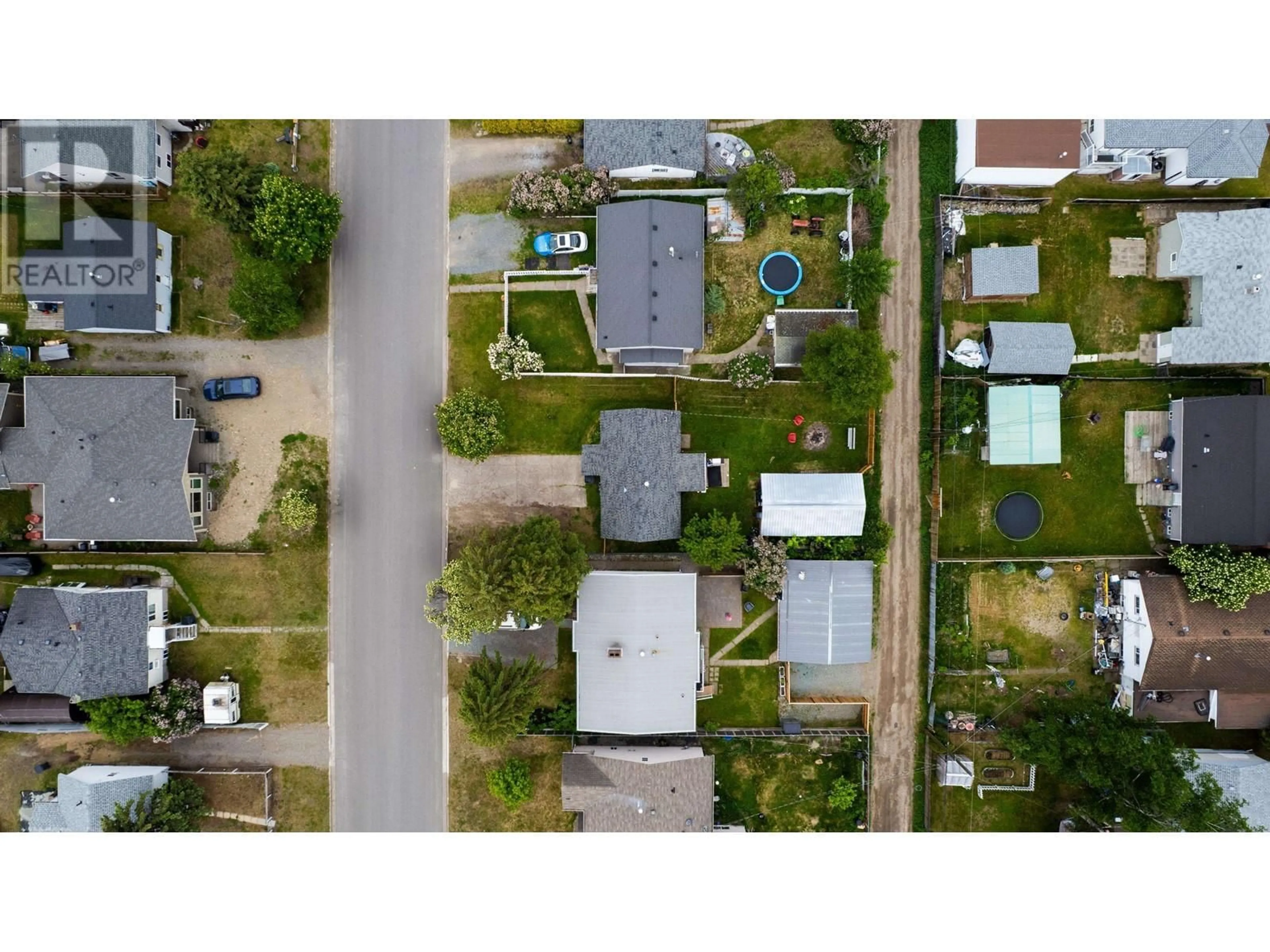 A pic from outside/outdoor area/front of a property/back of a property/a pic from drone, street for 356 JOHNSON STREET, Prince George British Columbia V2M2Z6