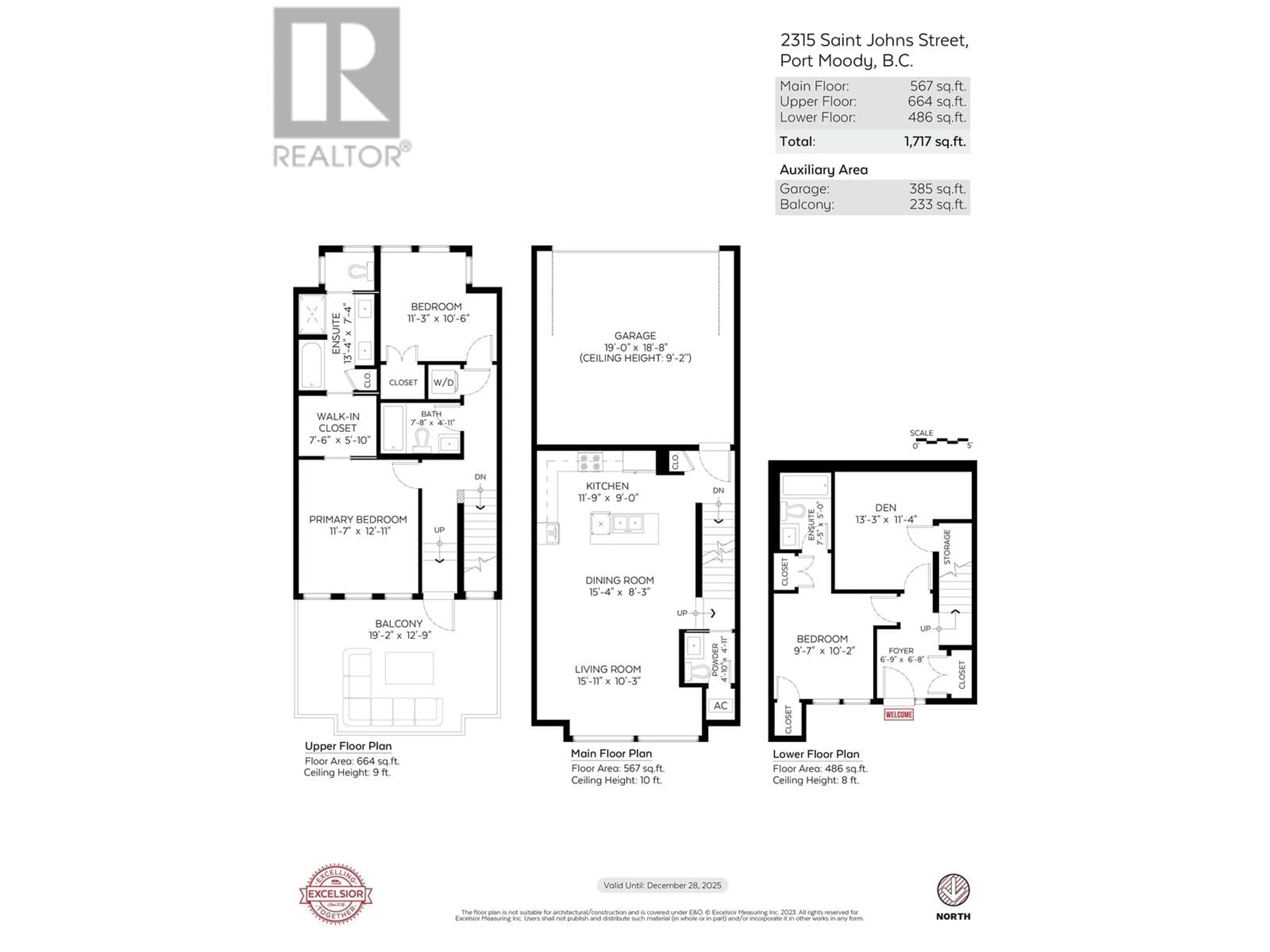 Floor plan for 2315 ST JOHNS STREET, Port Moody British Columbia V3H0K4