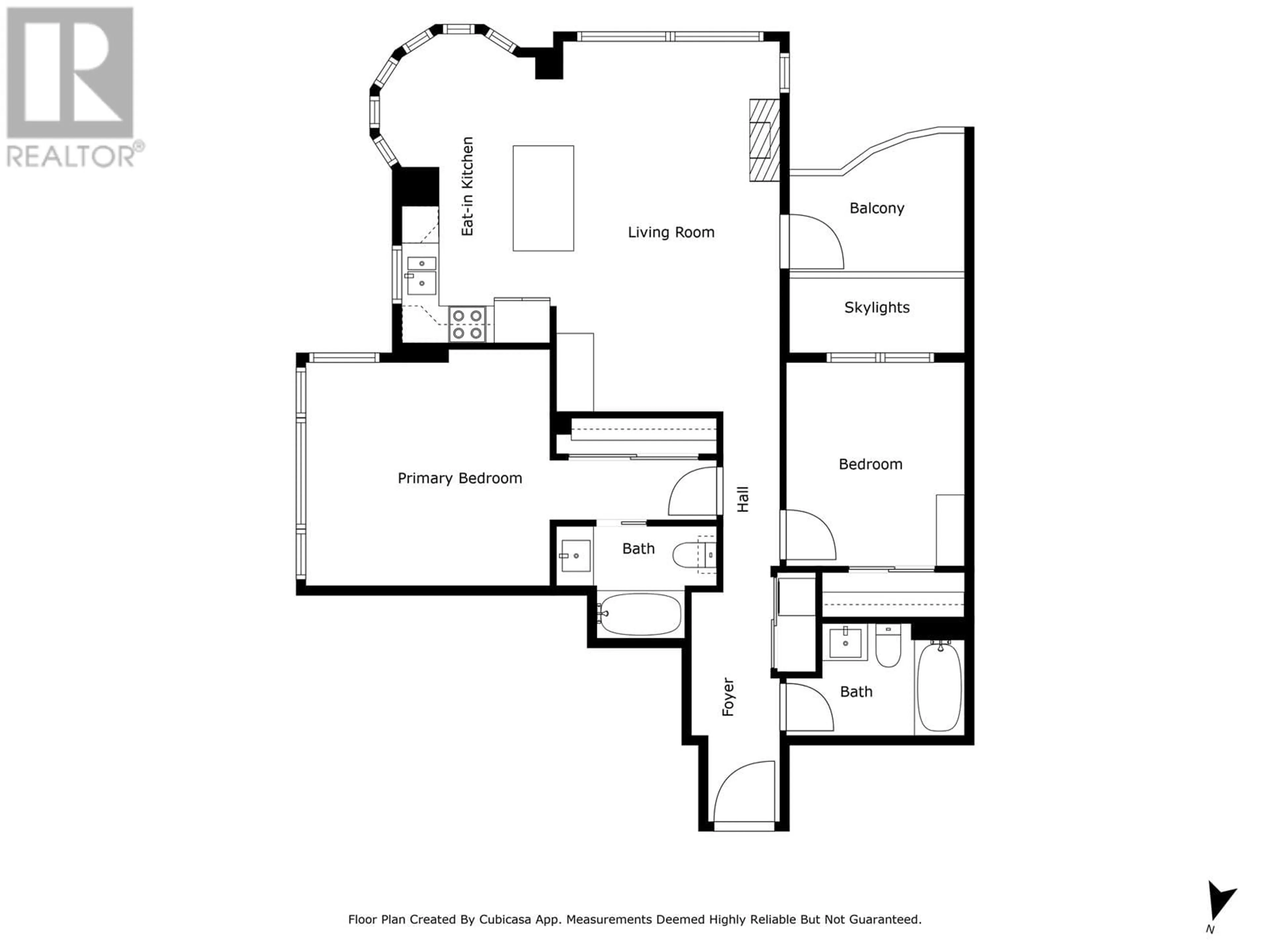 Floor plan for 505 - 9623 MANCHESTER DRIVE, Burnaby British Columbia V3N4Y8