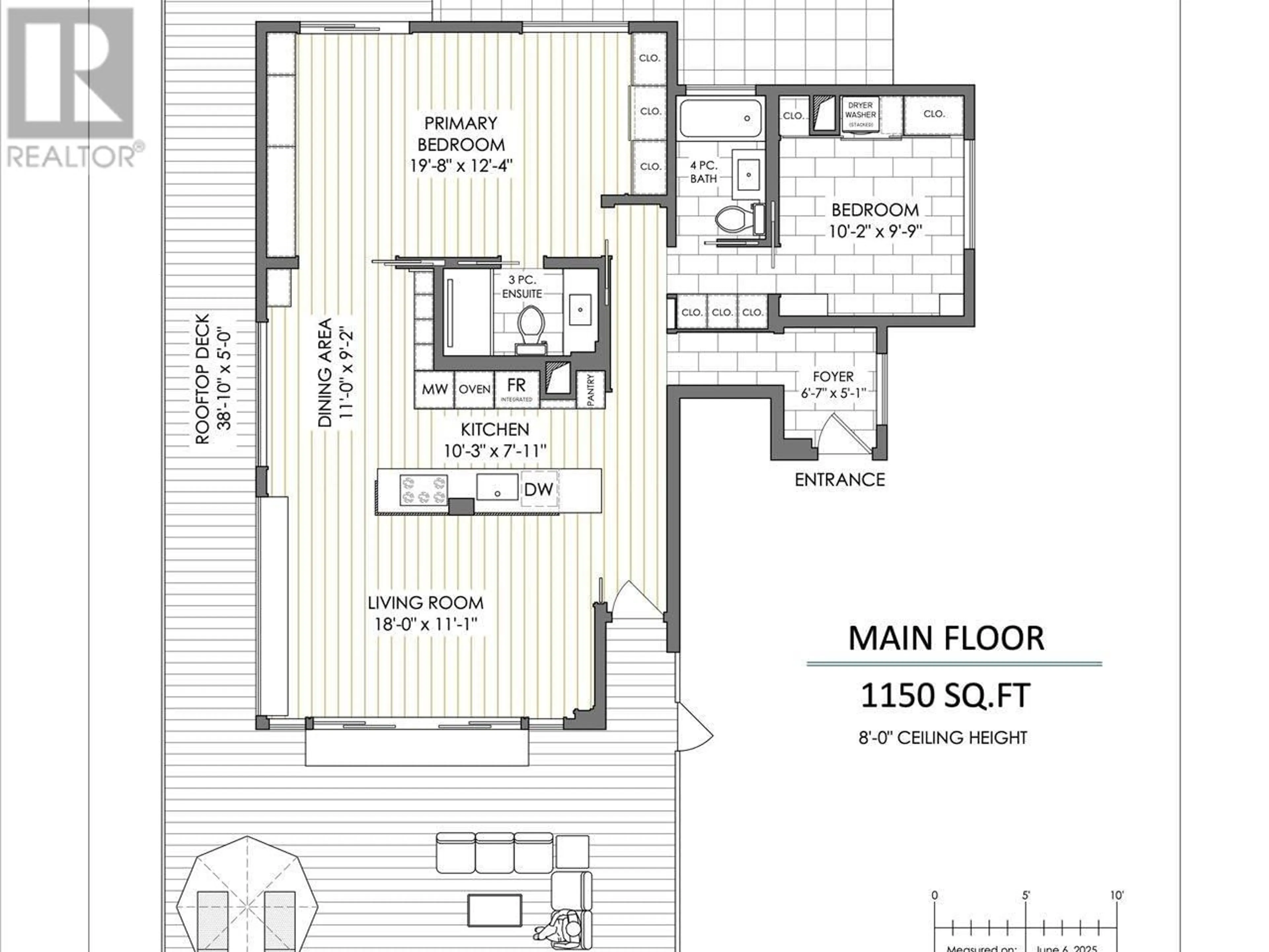 Floor plan for 601 - 1975 PENDRELL STREET, Vancouver British Columbia V6G1T6