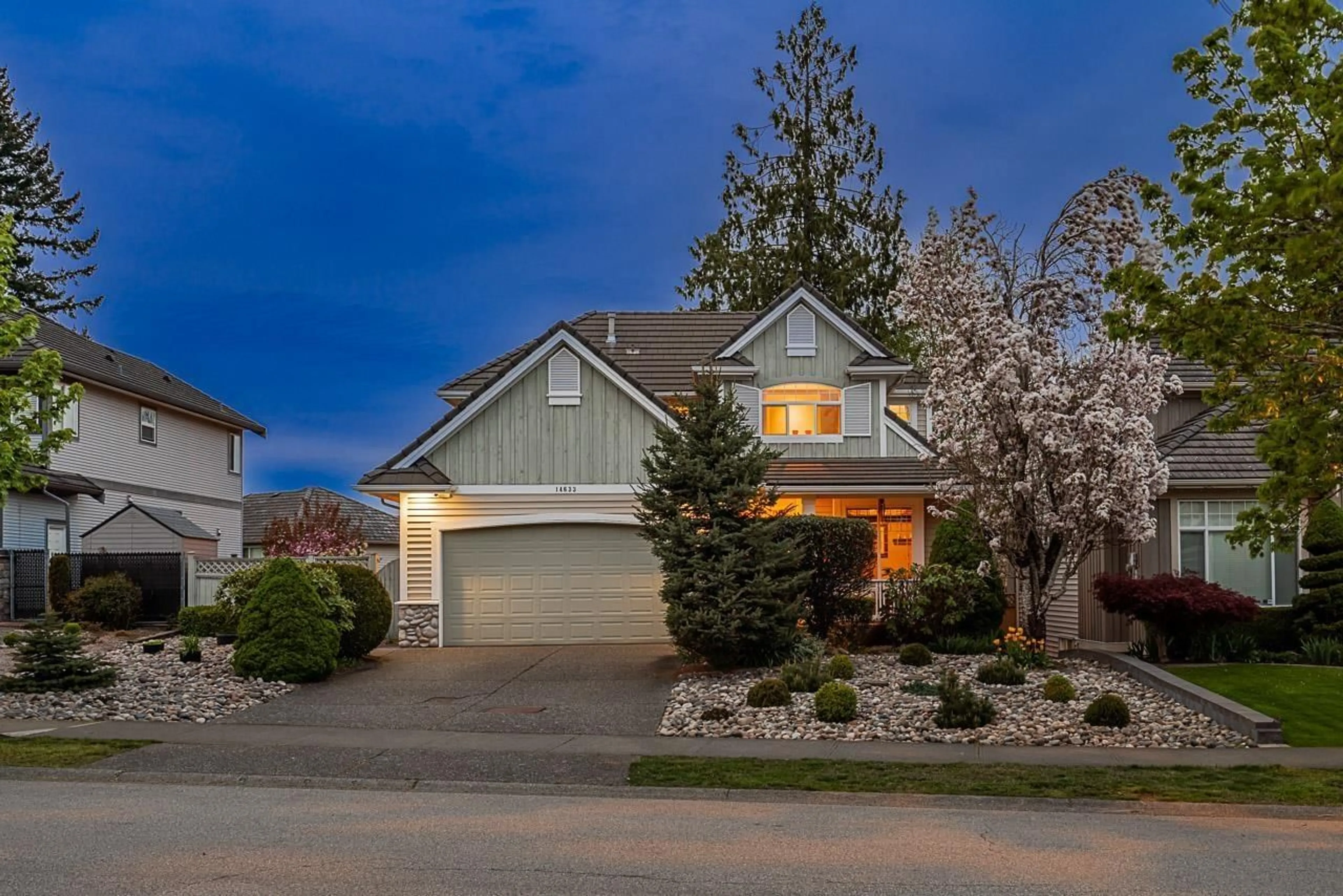 Home with vinyl exterior material, street for 14633 72A, Surrey British Columbia V3S9L8