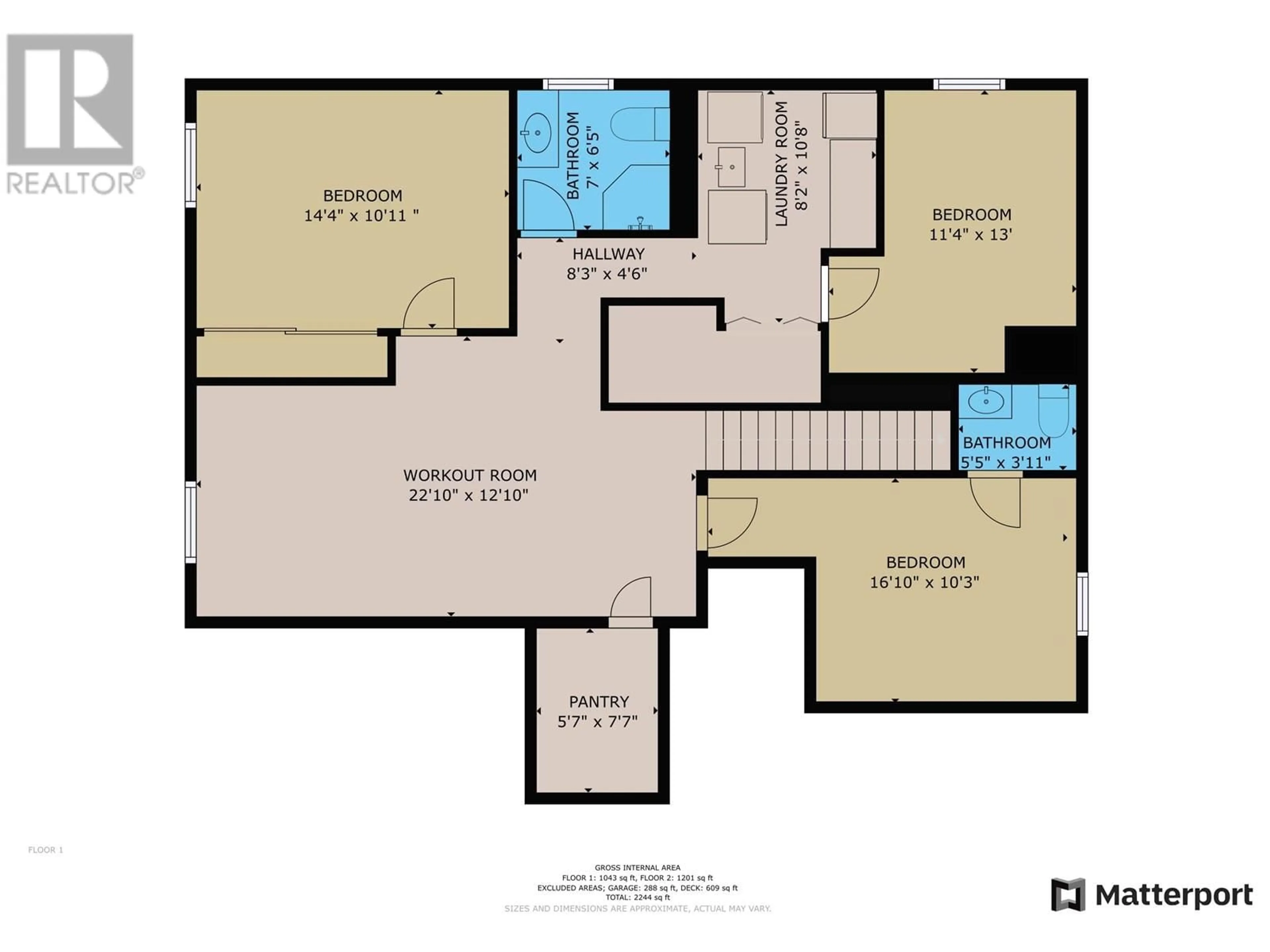 Floor plan for 10320 111 AVENUE, Fort St. John British Columbia V1J2V4