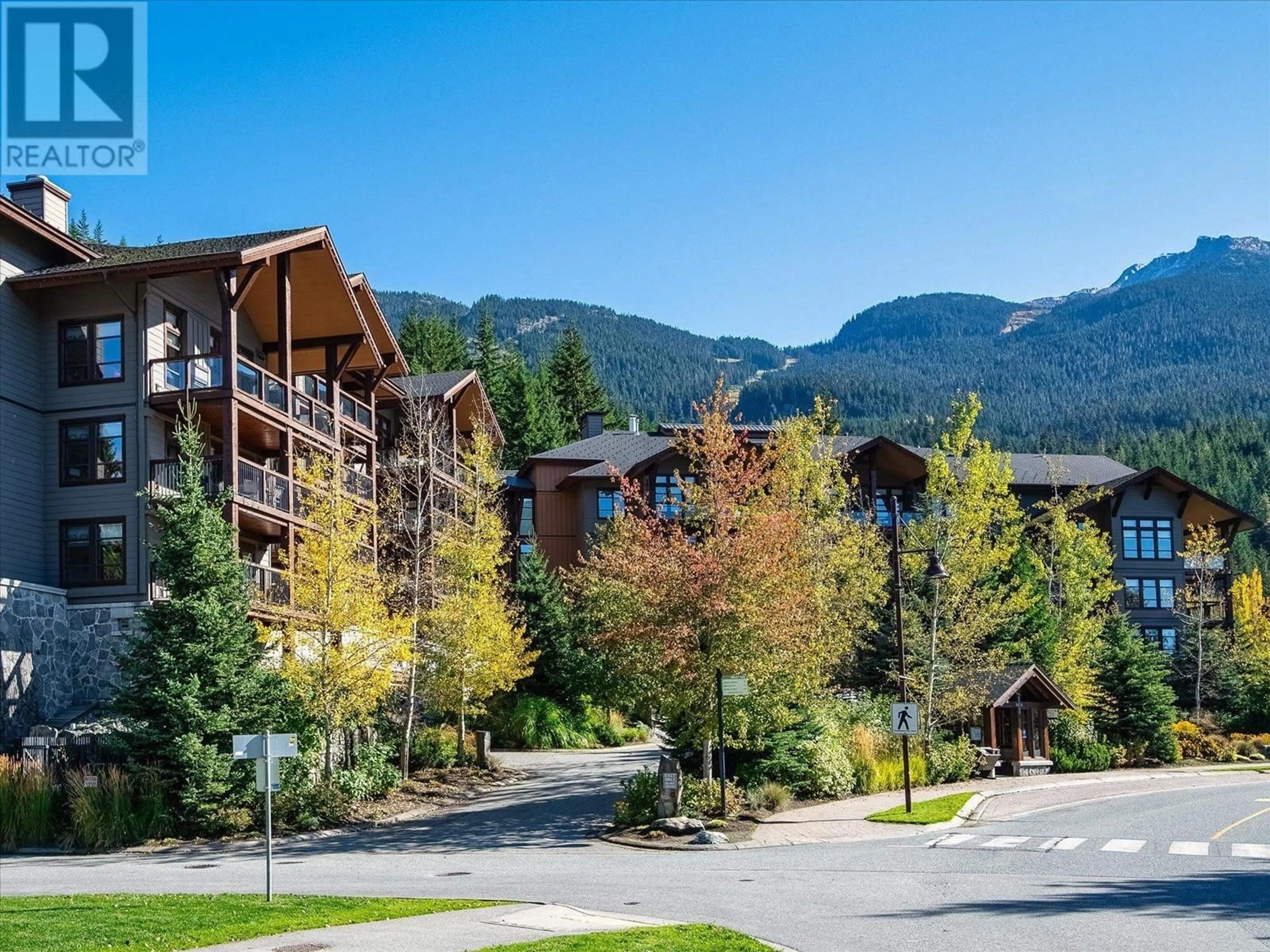 Patio, mountain view for 114D - 2020 LONDON LANE, Whistler British Columbia V8E0B6