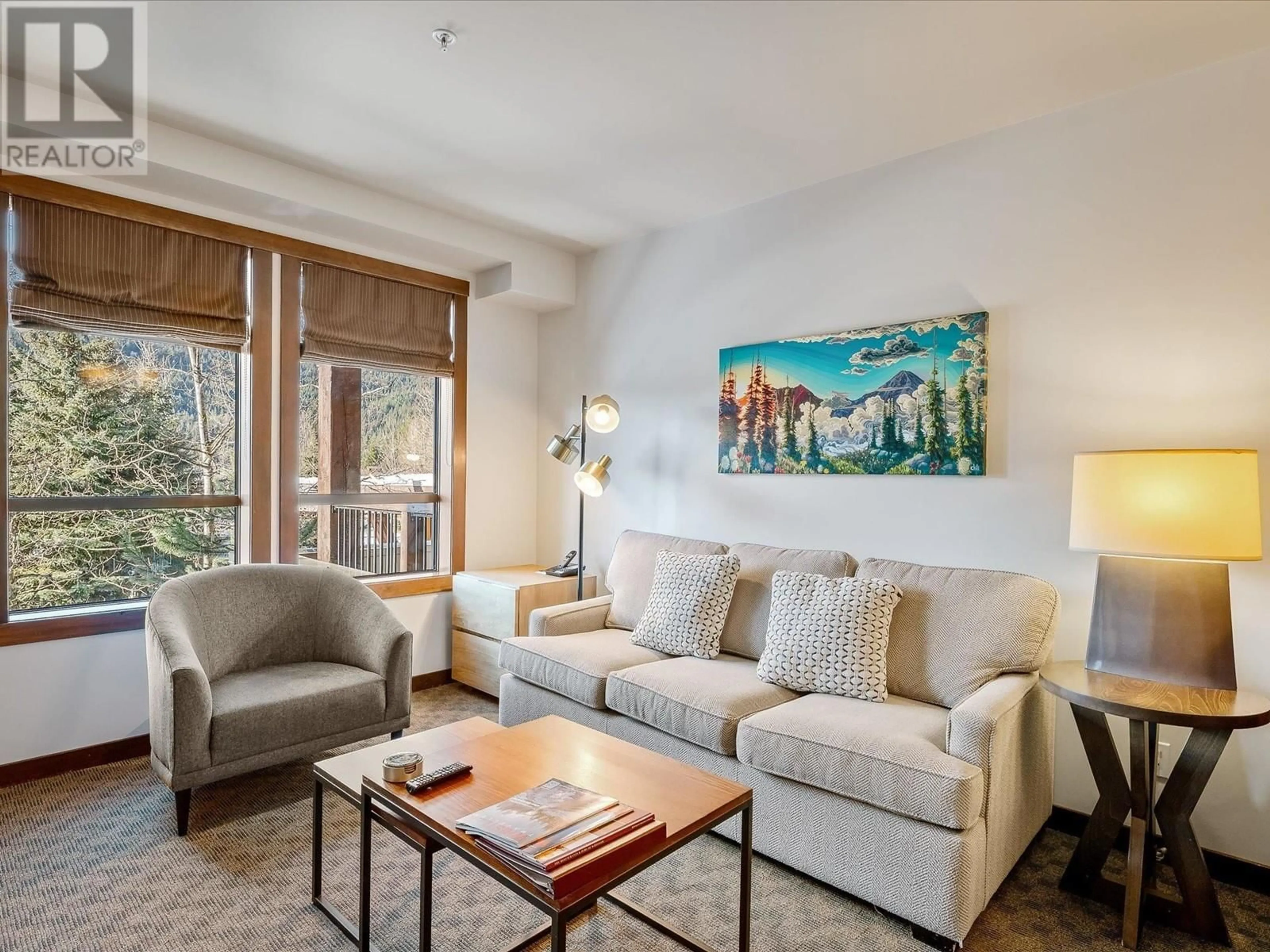 Living room with furniture, unknown for 114D - 2020 LONDON LANE, Whistler British Columbia V8E0B6