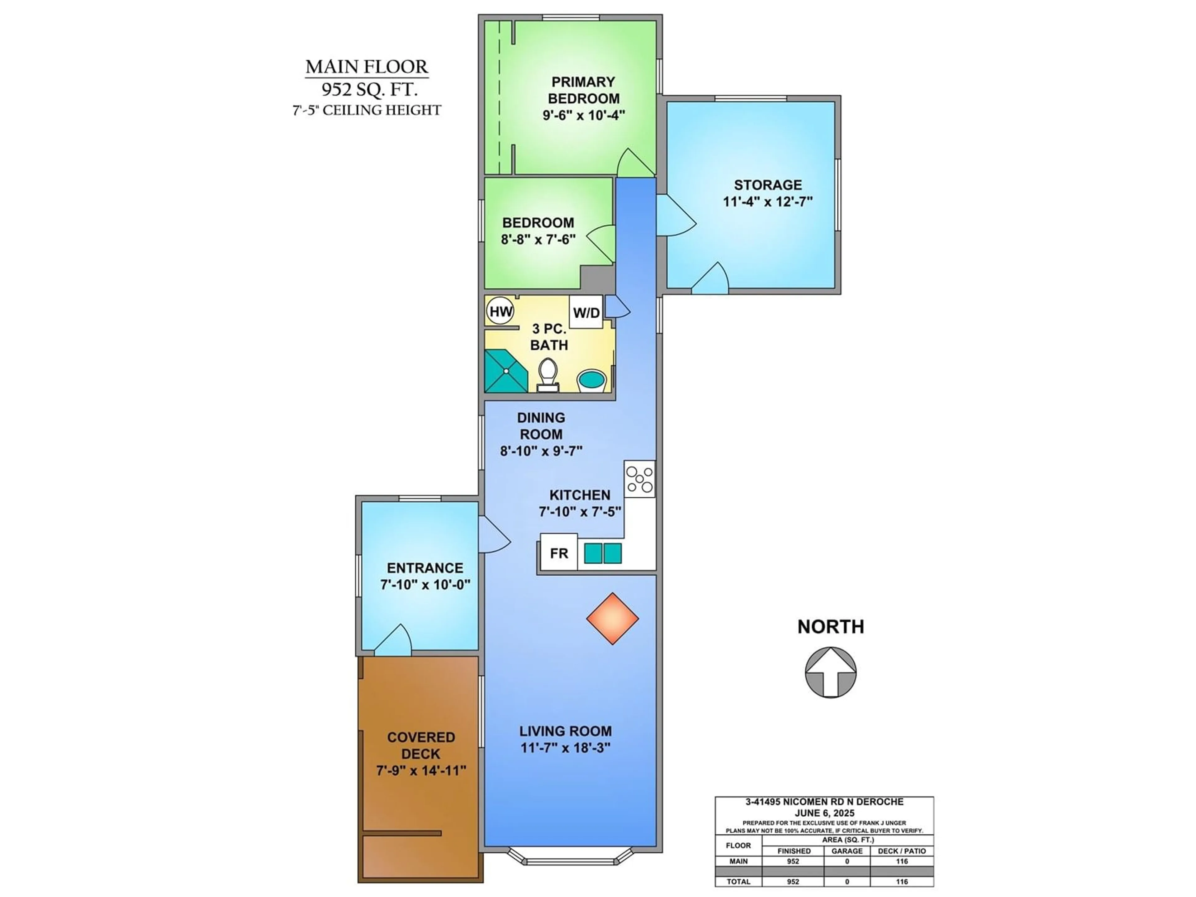 Floor plan for 3 - 41495 NORTH NICOMEN, Mission British Columbia V0M1G0
