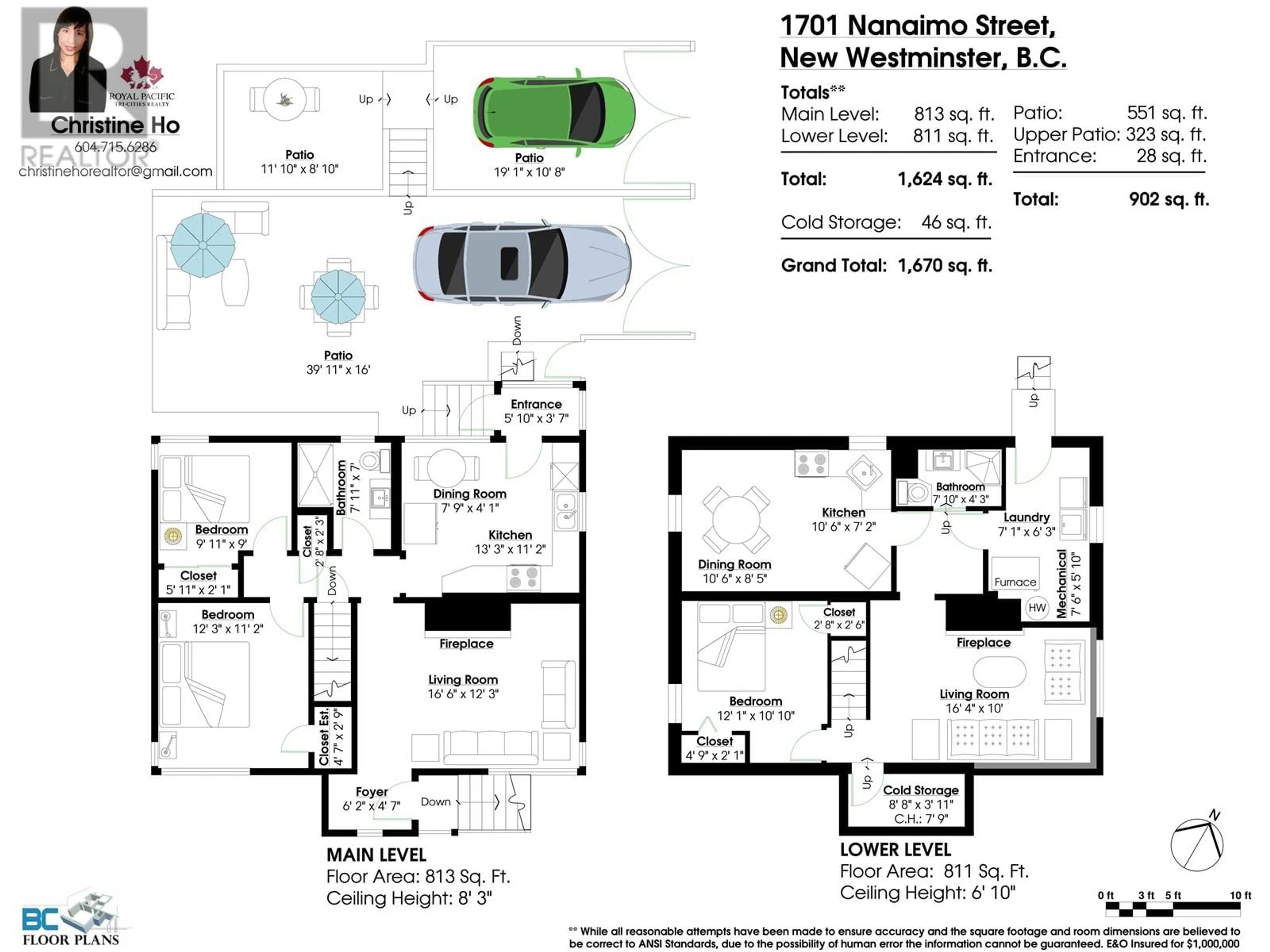 Floor plan for 1701 NANAIMO STREET, New Westminster British Columbia V3M2G7