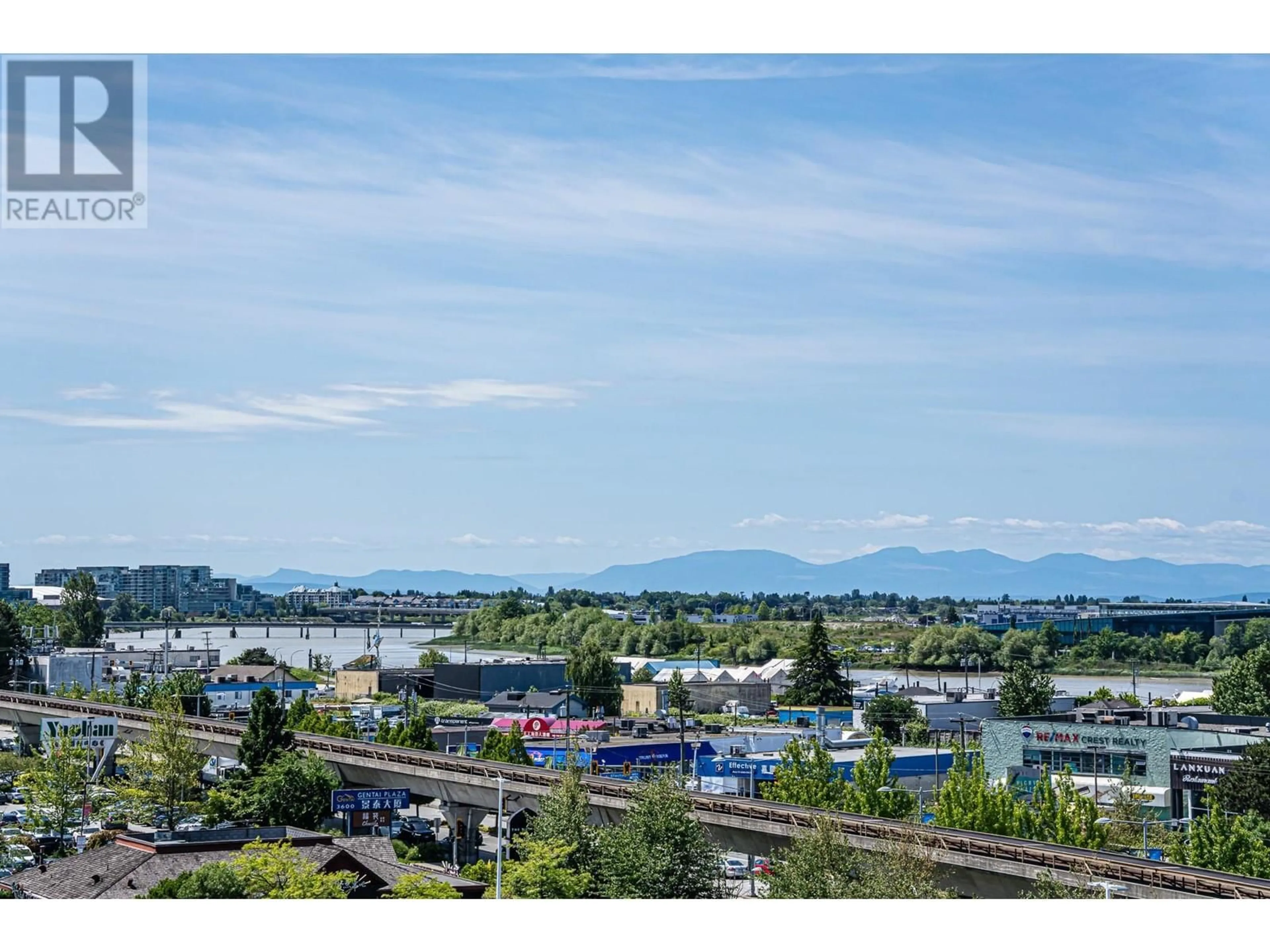 A pic from outside/outdoor area/front of a property/back of a property/a pic from drone, water/lake/river/ocean view for 701 - 8611 HAZELBRIDGE WAY, Richmond British Columbia V6X0W8